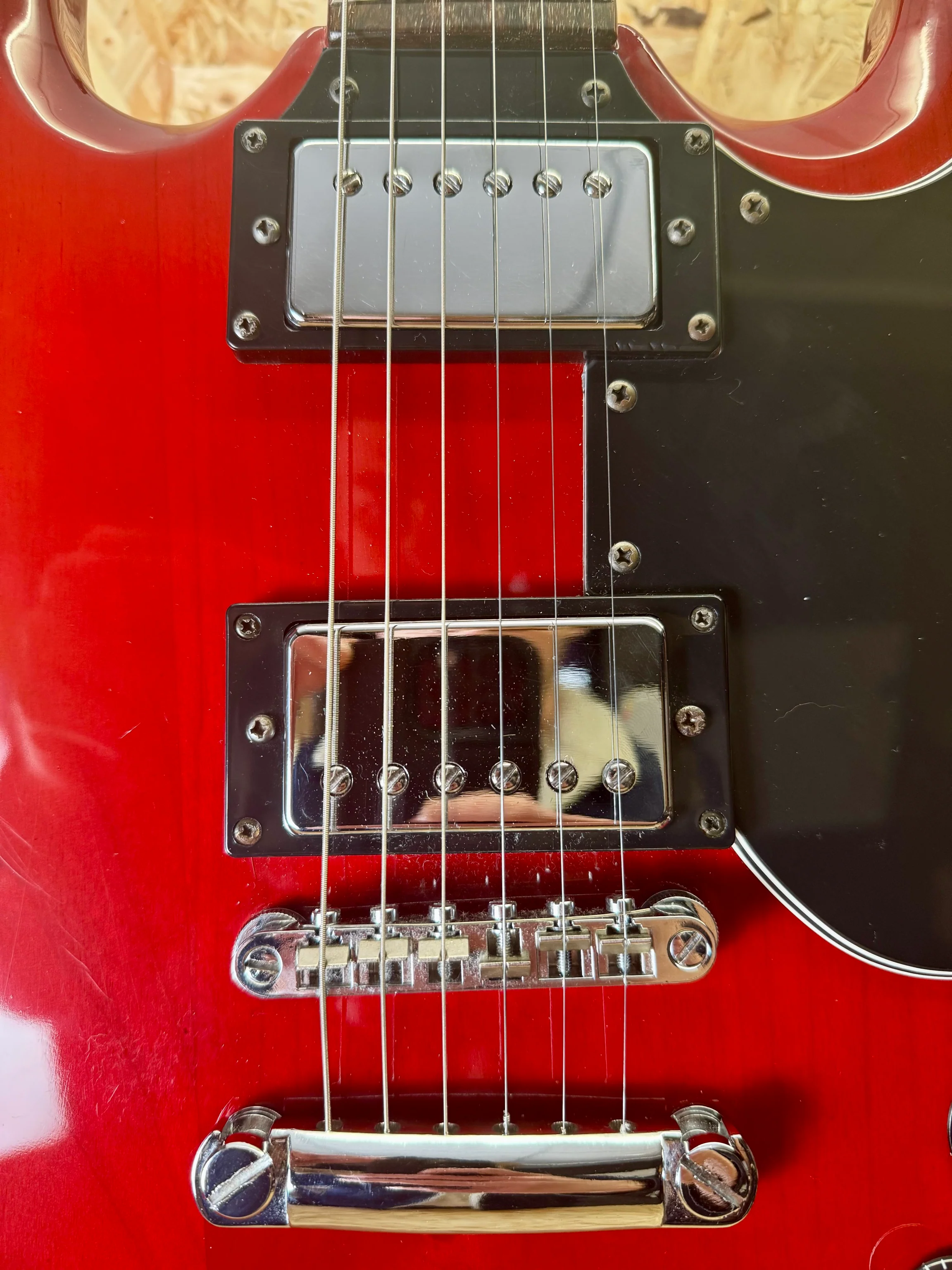 1998 Epiphone SG G400 - Cherry - Korean Made- Pre-Owned - Image 5