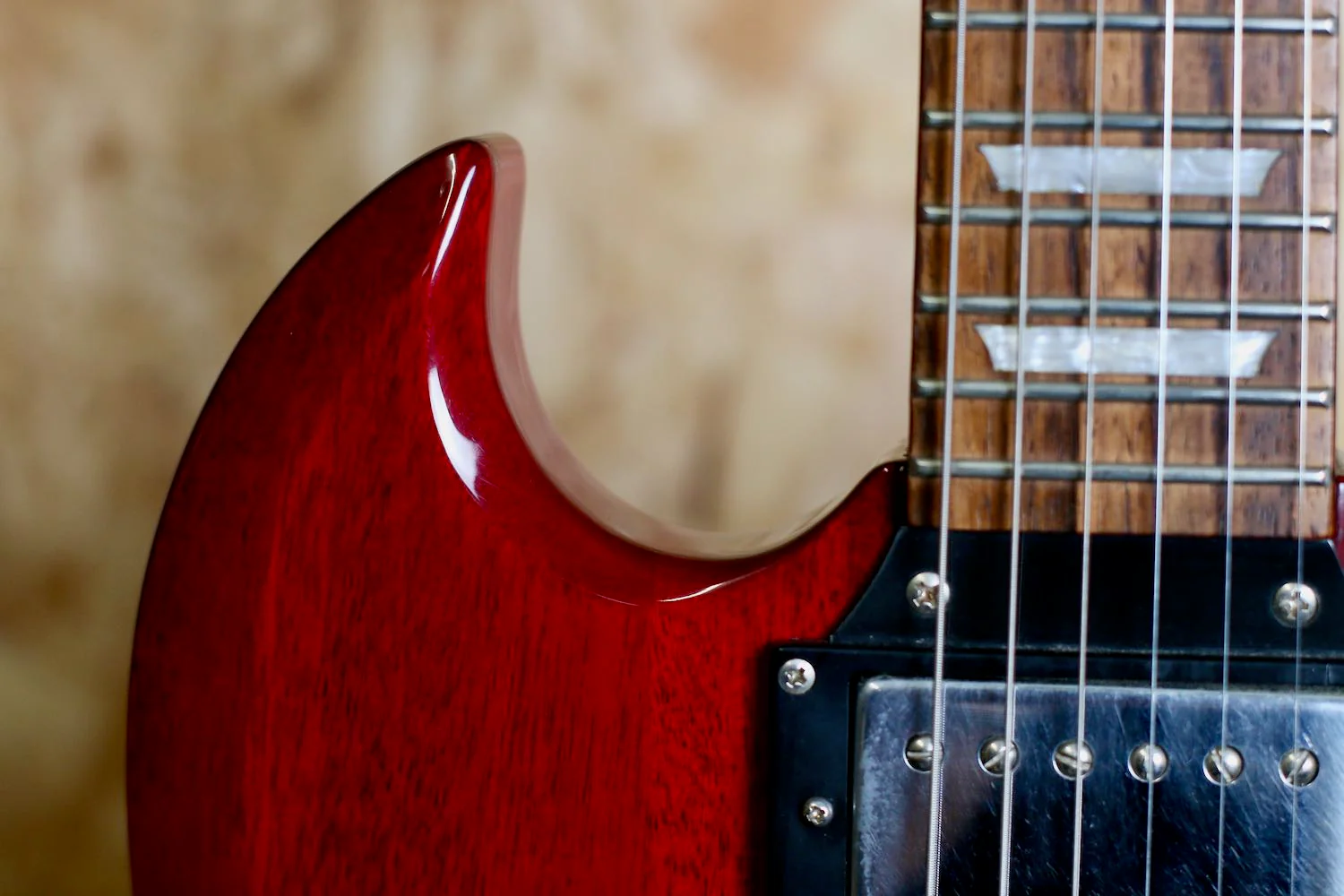 2002 Epiphone SG - Cherry - Korean Made- w/Hardcase - Pre-Owned - Image 9