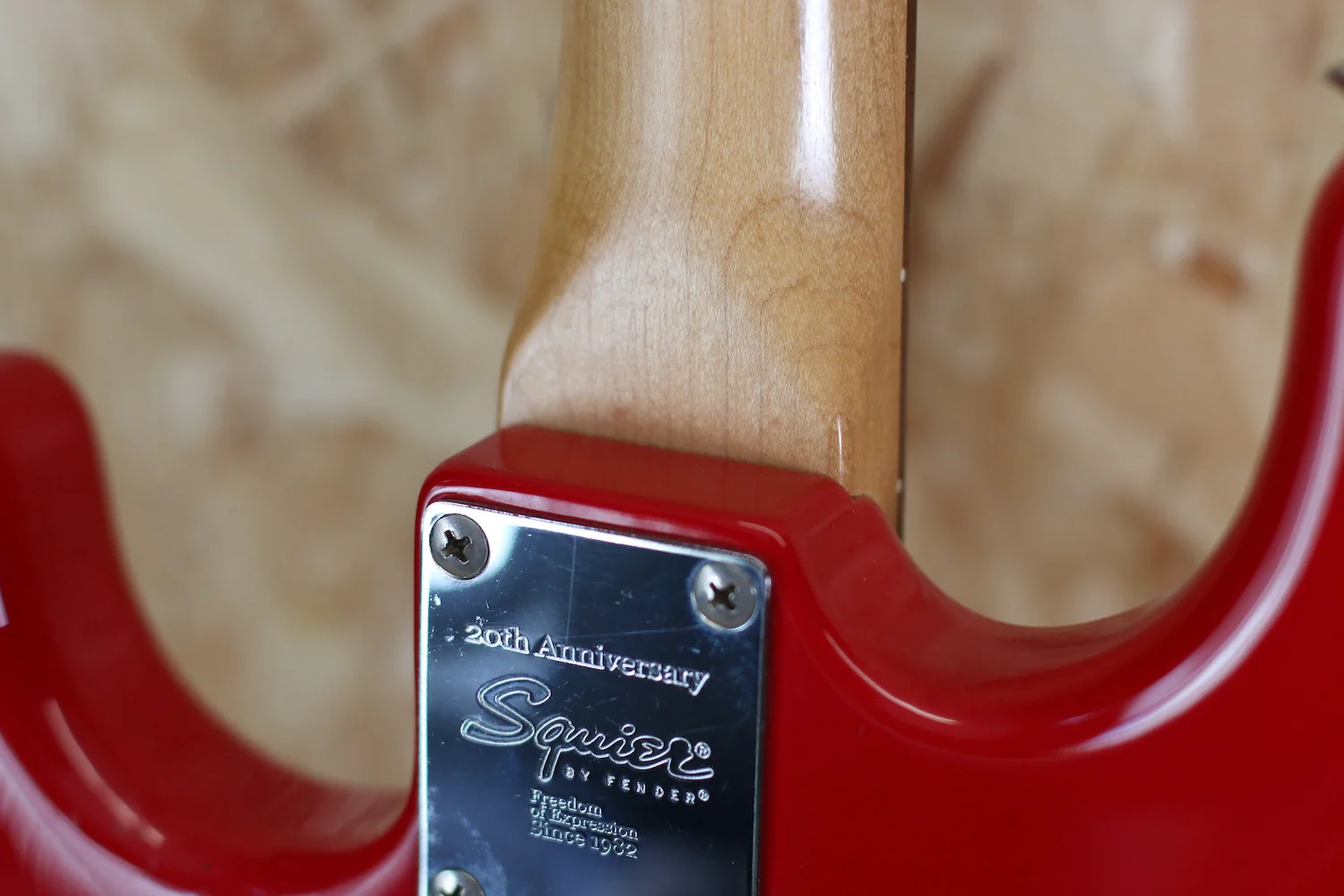 2002 Squier Affinity Stratocaster in  Red c/w Lace Sensor Pickups - Pre-Owned - Image 13