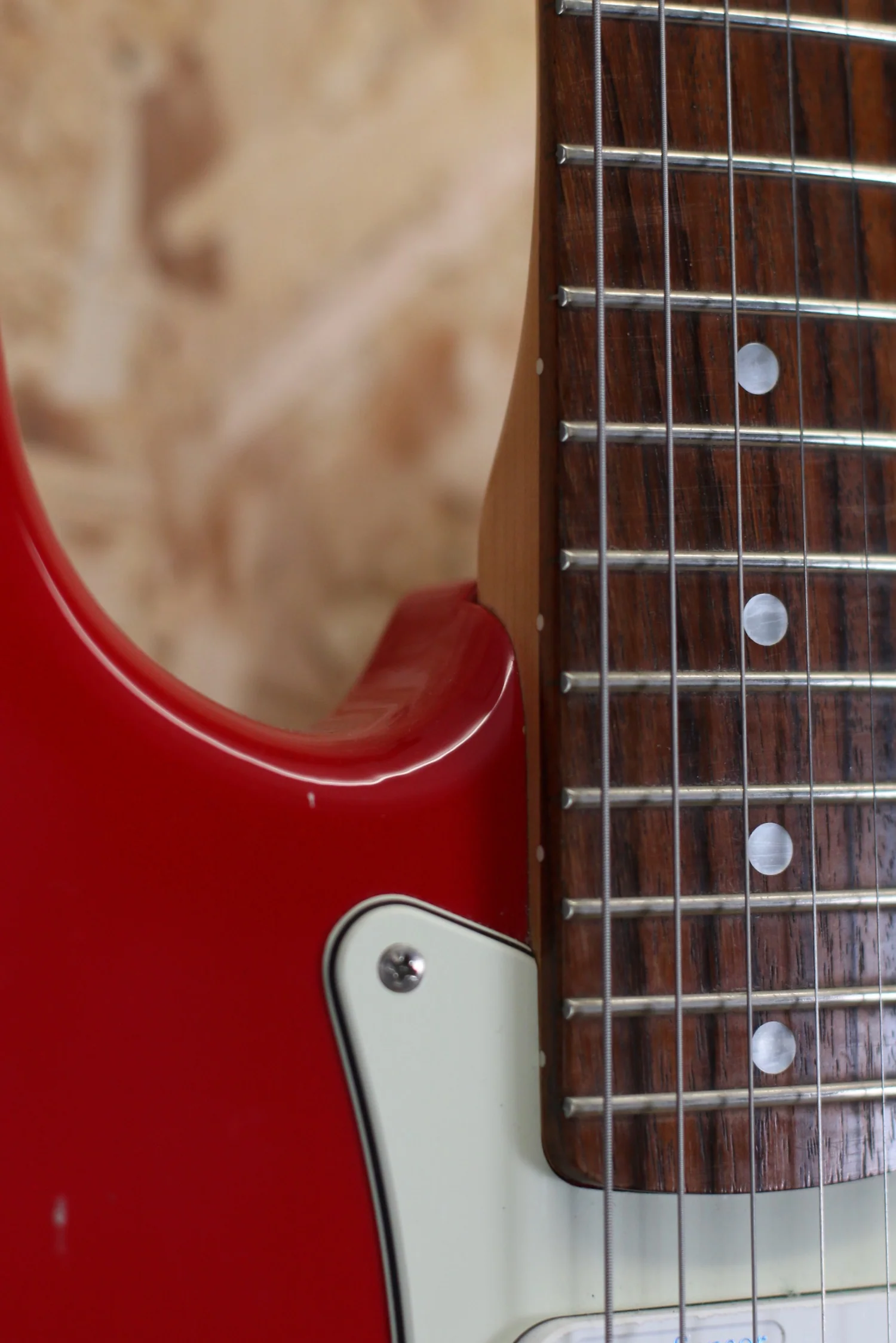 2002 Squier Affinity Stratocaster in  Red c/w Lace Sensor Pickups - Pre-Owned - Image 7