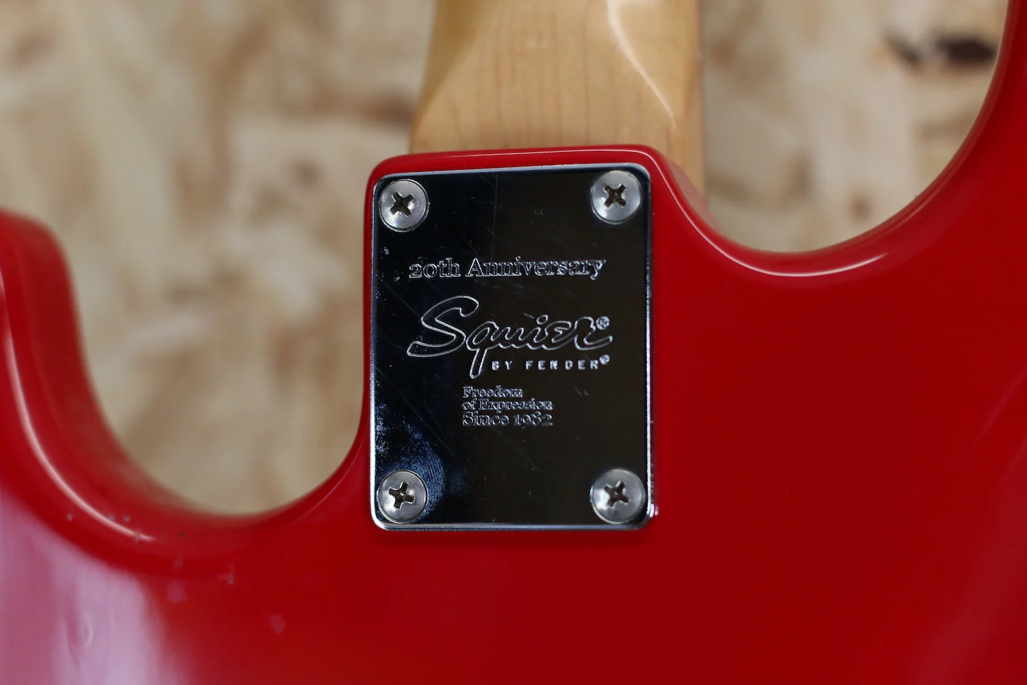 2002 Squier Affinity Stratocaster in  Red c/w Lace Sensor Pickups - Pre-Owned - Image 9