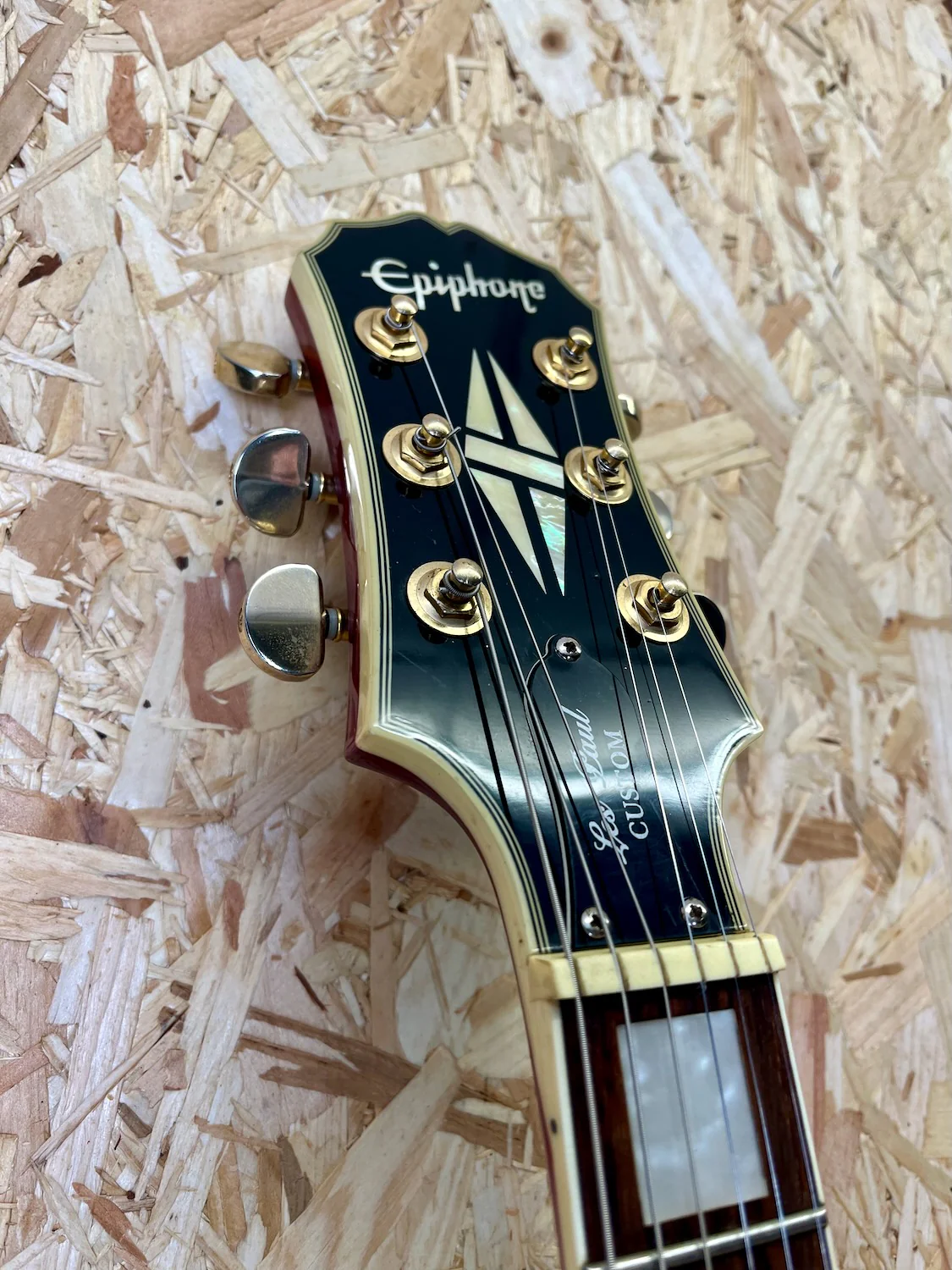 2008 Epiphone Les Paul Custom Cherry Sunburst - Pre-owned - Image 8