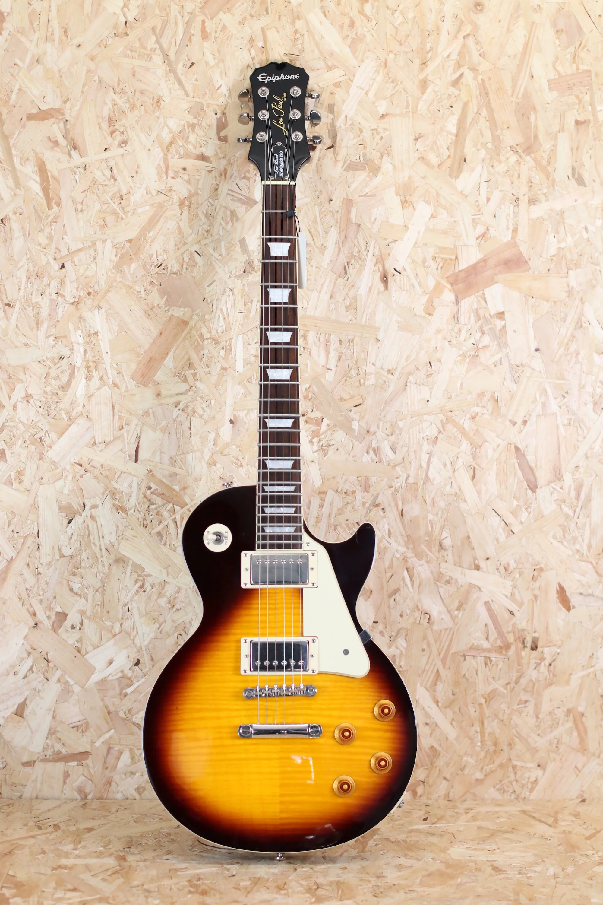 2013 Epiphone Les Paul Standard Pro in Tobacco Burst - Pre-Owned - Image 3