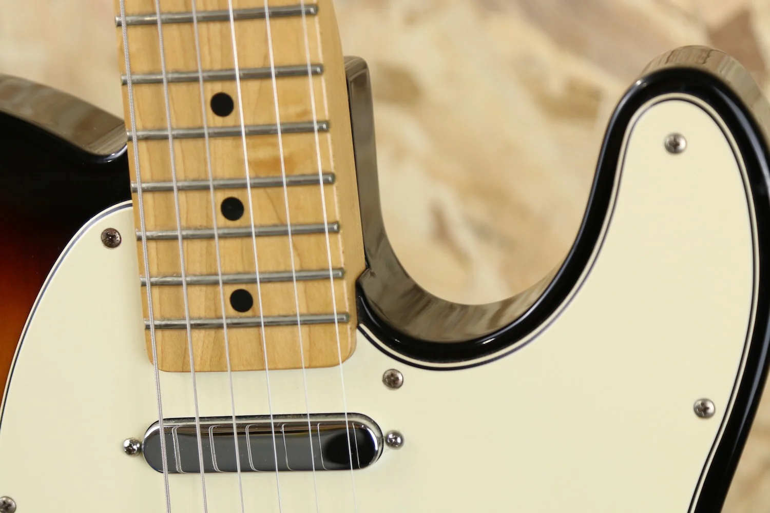 2013 Fender Telecaster Mex Standard in 3 Tone Sunburst/Maple w/Hardcase - Pre-Owned - Image 17