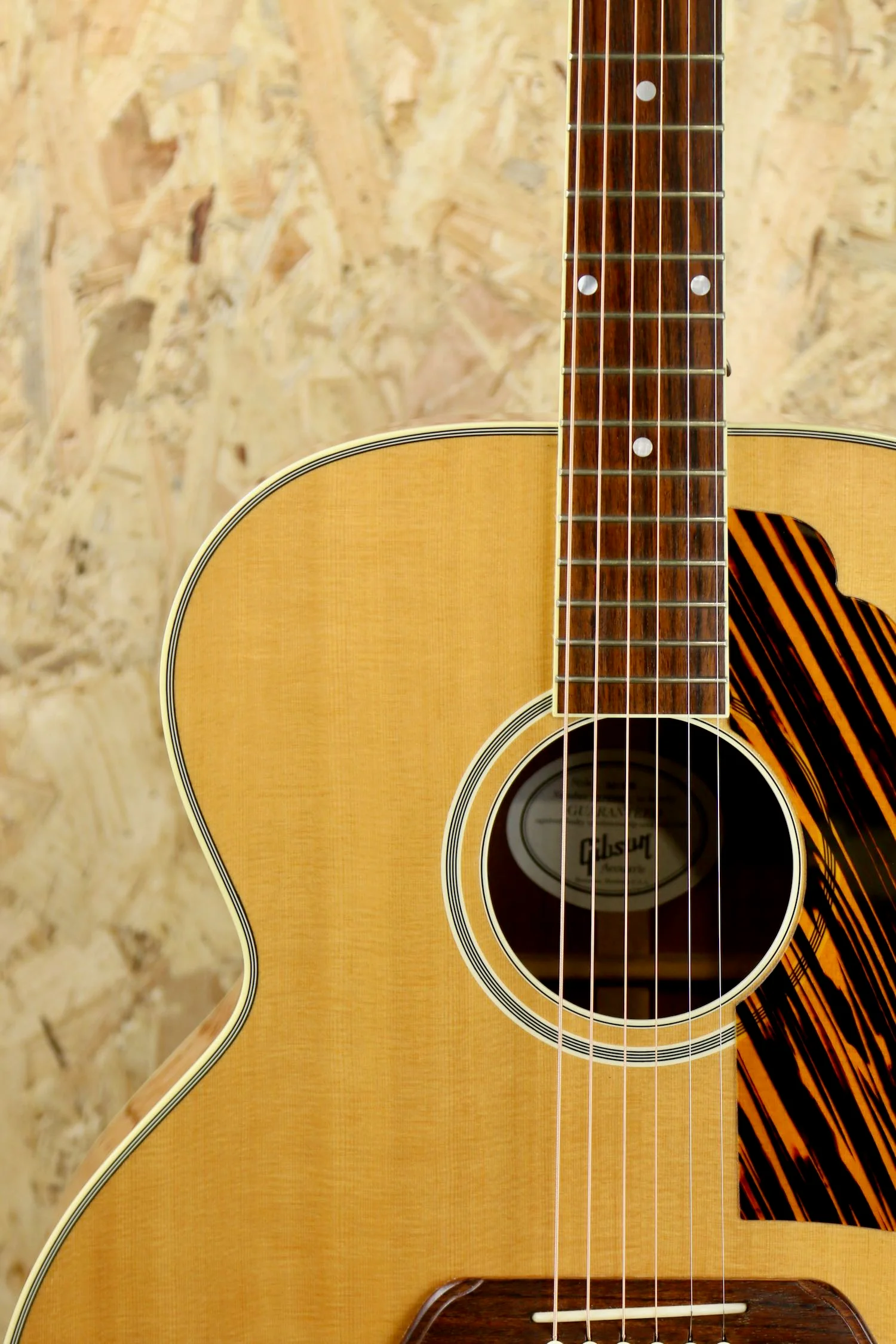 2013 Gibson J-100 1941 Re-issue Electro Acoustic in Natural w/Gibson Hardcase - Pre-owned - Image 5