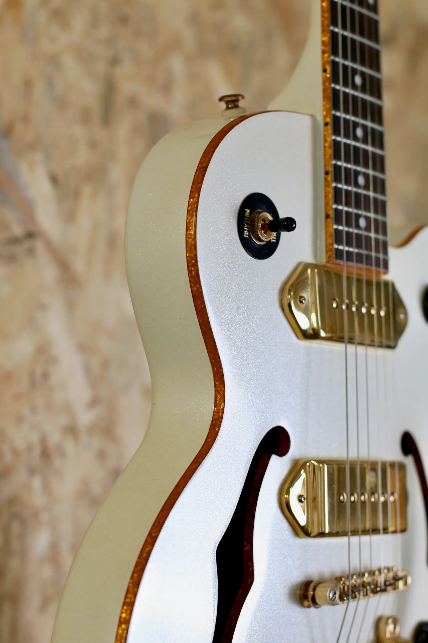 2015 Epiphone Wildkat Royale in Pearl White - Pre-Owned - Image 14