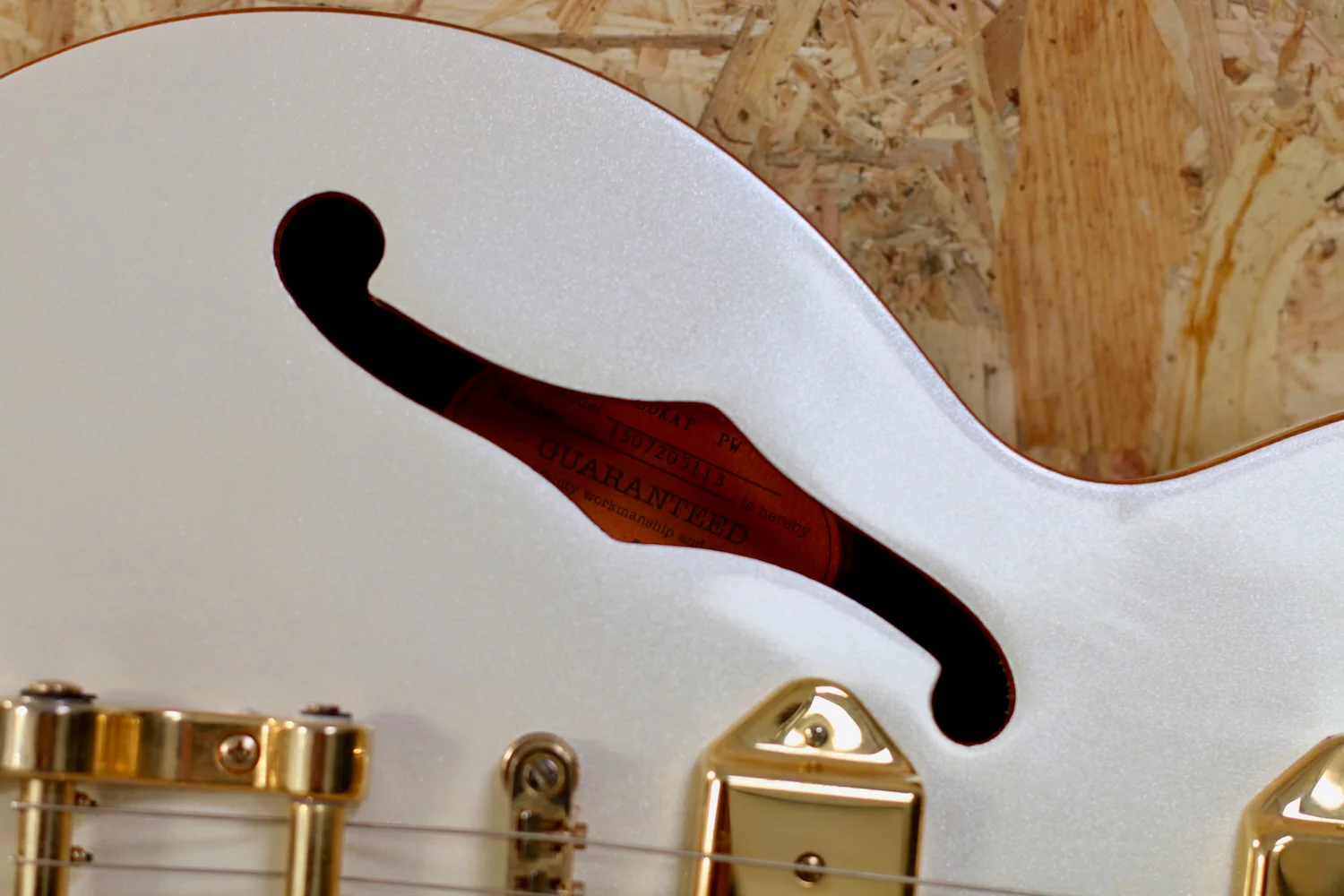 2015 Epiphone Wildkat Royale in Pearl White - Pre-Owned - Image 5