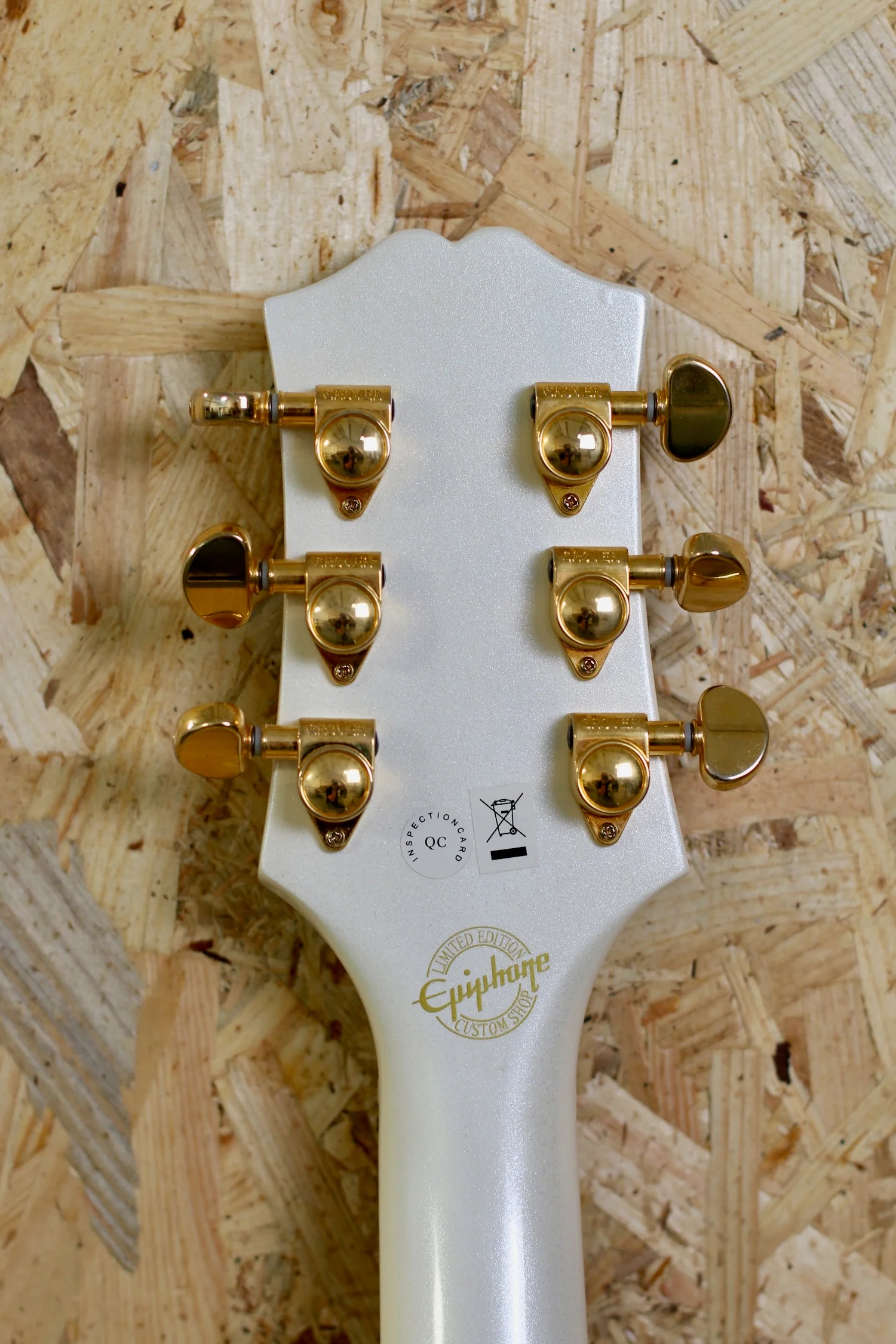 2015 Epiphone Wildkat Royale in Pearl White - Pre-Owned - Image 9