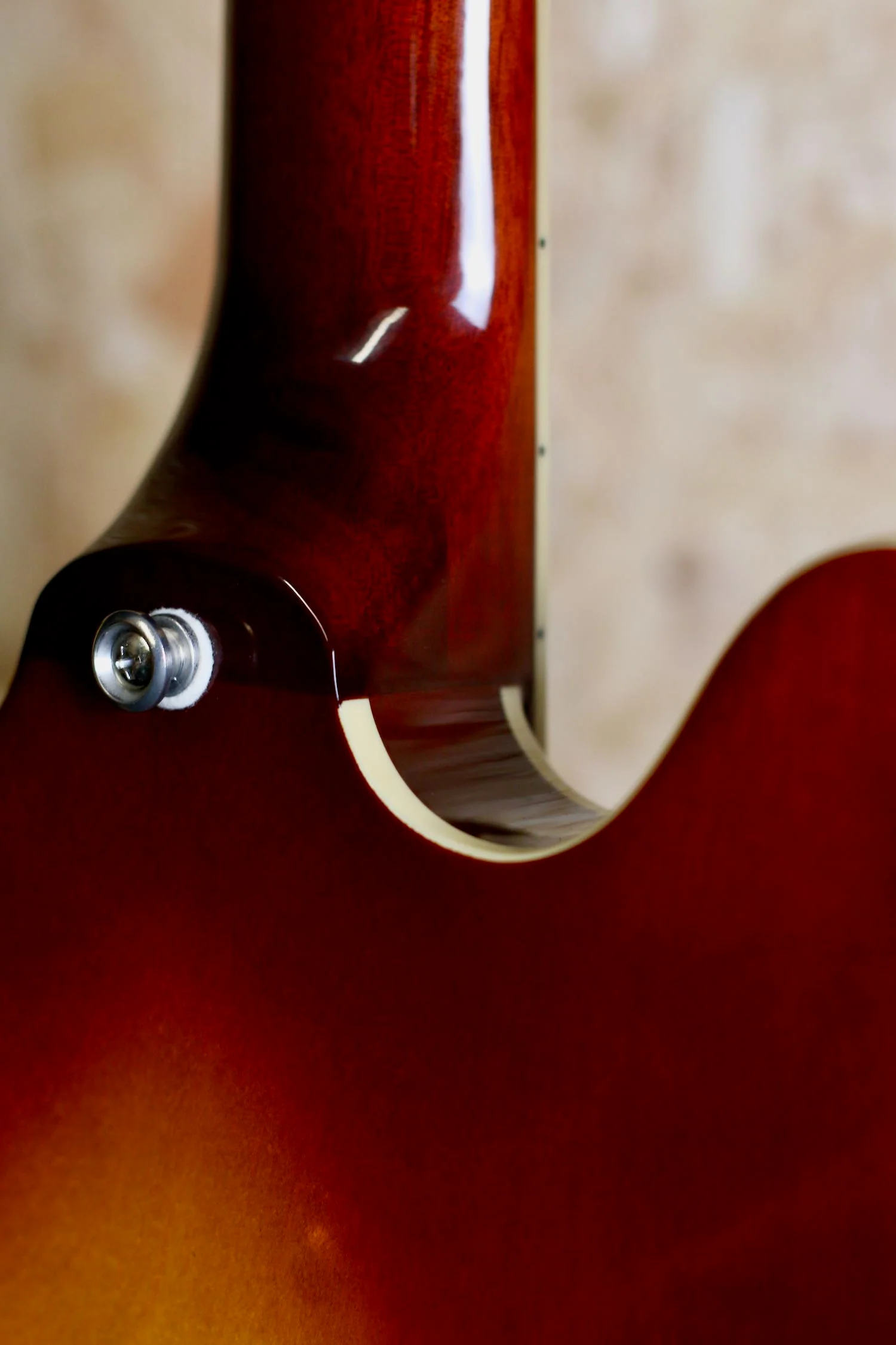 2018 Epiphone ES-335 PRO Limited Custom Shop Edition - Amber Burst - Pre-owned - Image 12