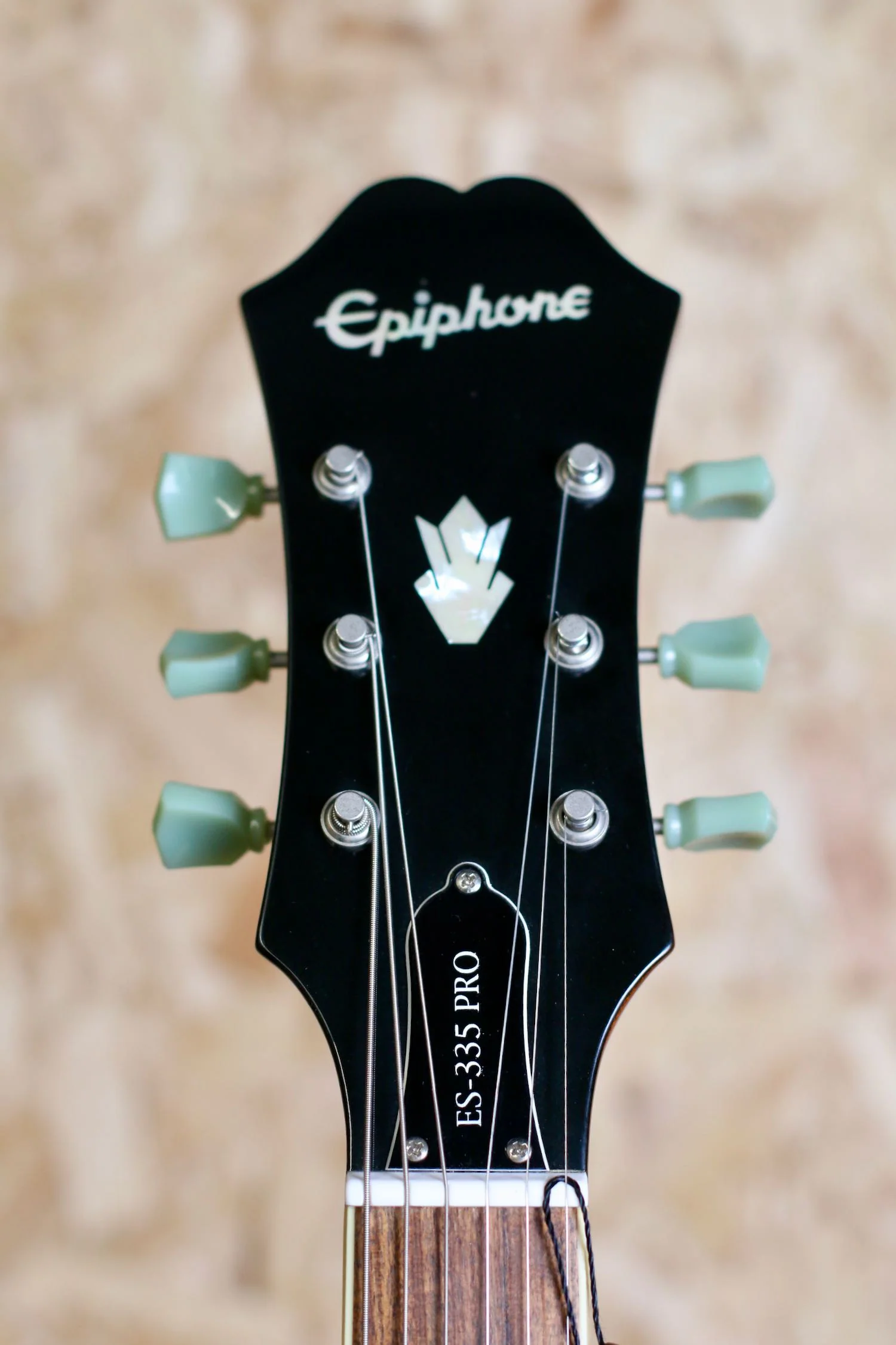 2018 Epiphone ES-335 PRO Limited Custom Shop Edition - Amber Burst - Pre-owned - Image 20