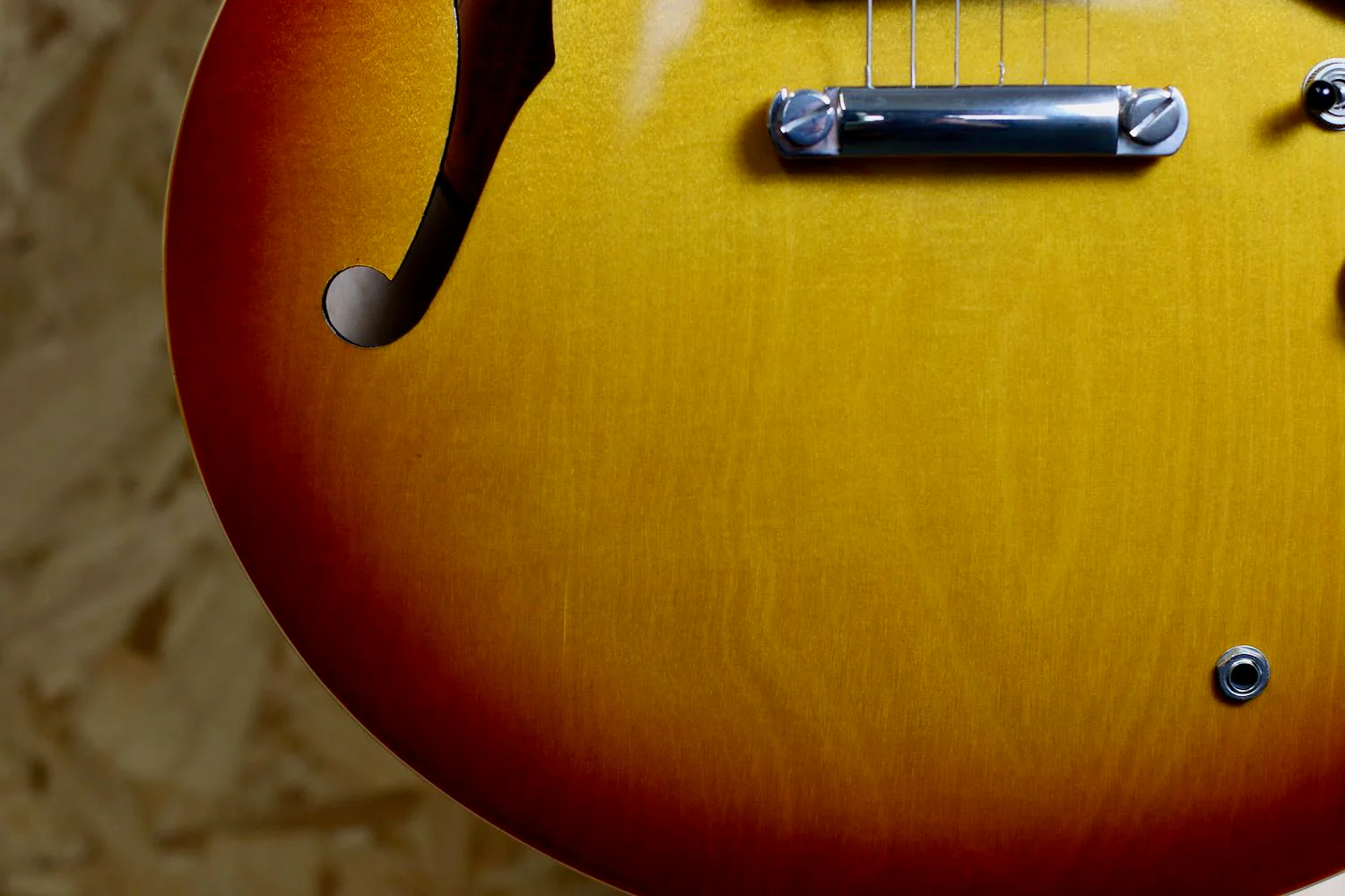 2018 Epiphone ES-335 PRO Limited Custom Shop Edition - Amber Burst - Pre-owned - Image 8