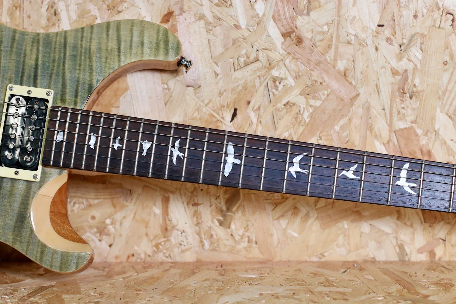 2018 PRS SE Custom 24 Trampas Green Flame Top w/Gigbag - Pre-owned - Image 18