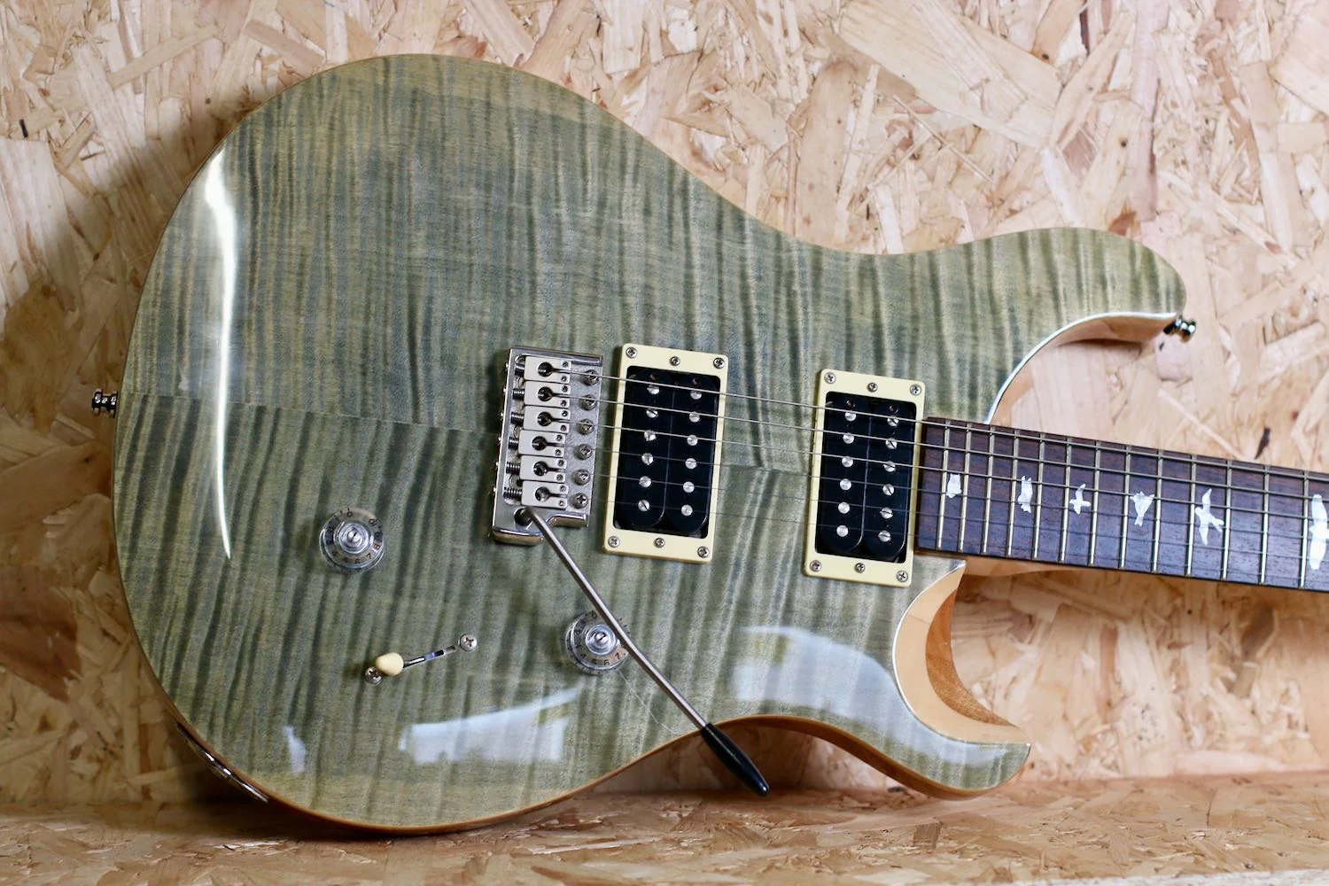 2018 PRS SE Custom 24 Trampas Green Flame Top w/Gigbag - Pre-owned - Image 19