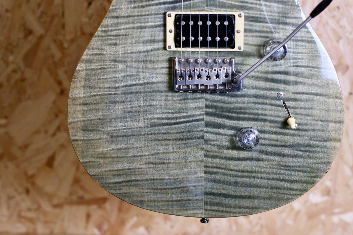 2018 PRS SE Custom 24 Trampas Green Flame Top w/Gigbag - Pre-owned - Image 9