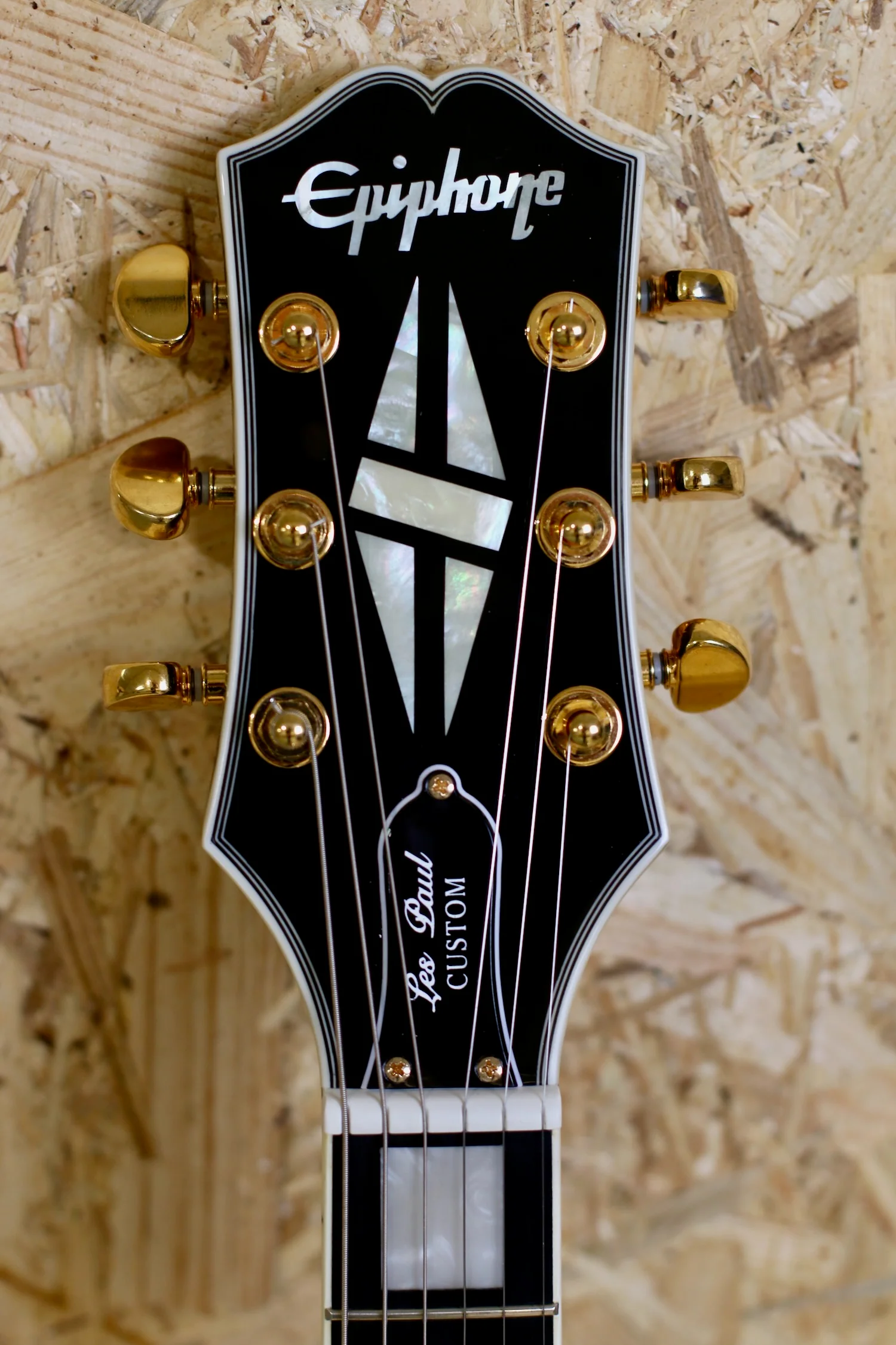 2020 Epiphone Les Paul Custom Ebony w/Hardcase - Pre-Owned - Image 19