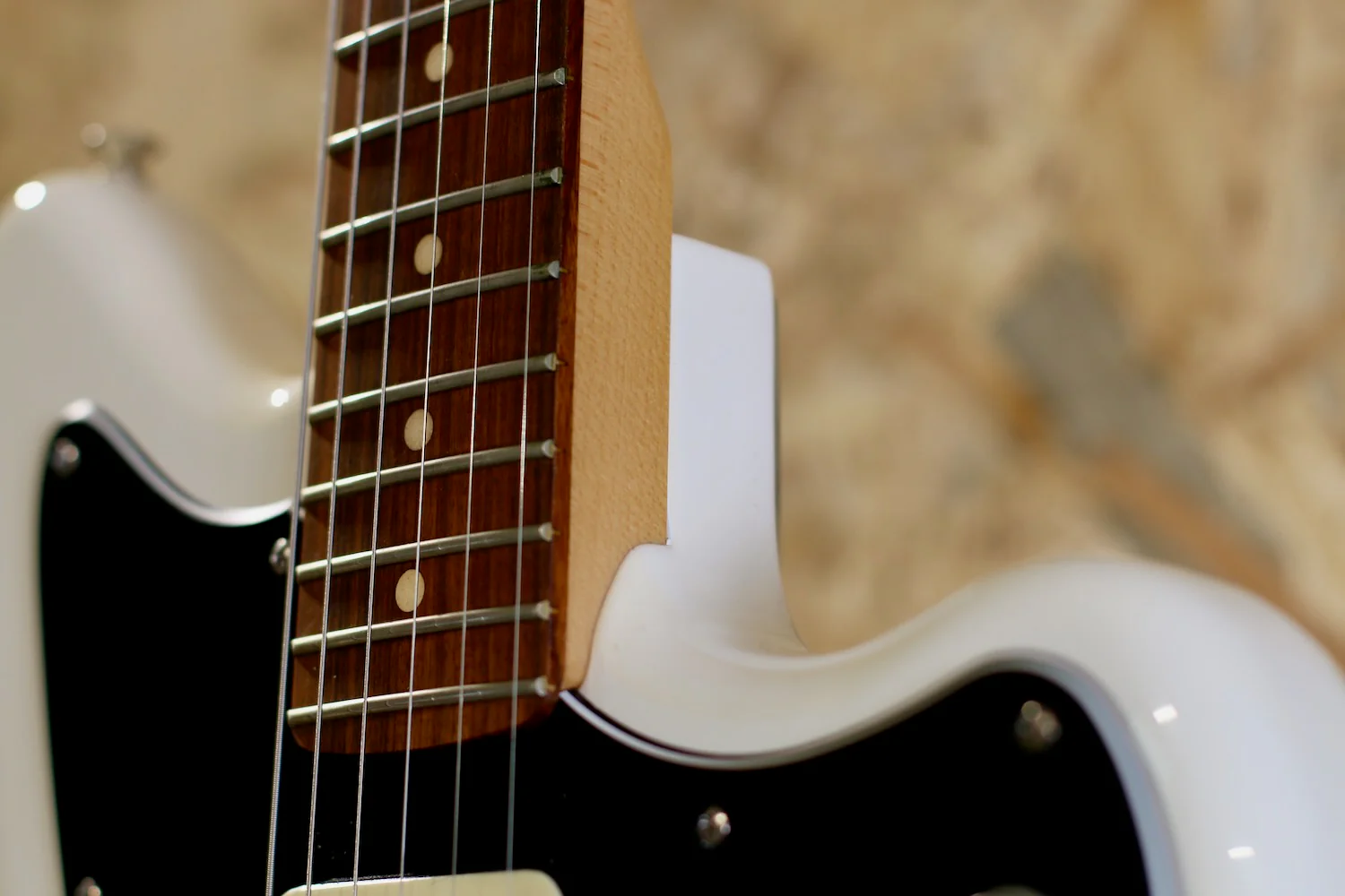 2021 Fender Player Jazzmaster HH Polar White w/Bag - Pre-Owned - Image 14