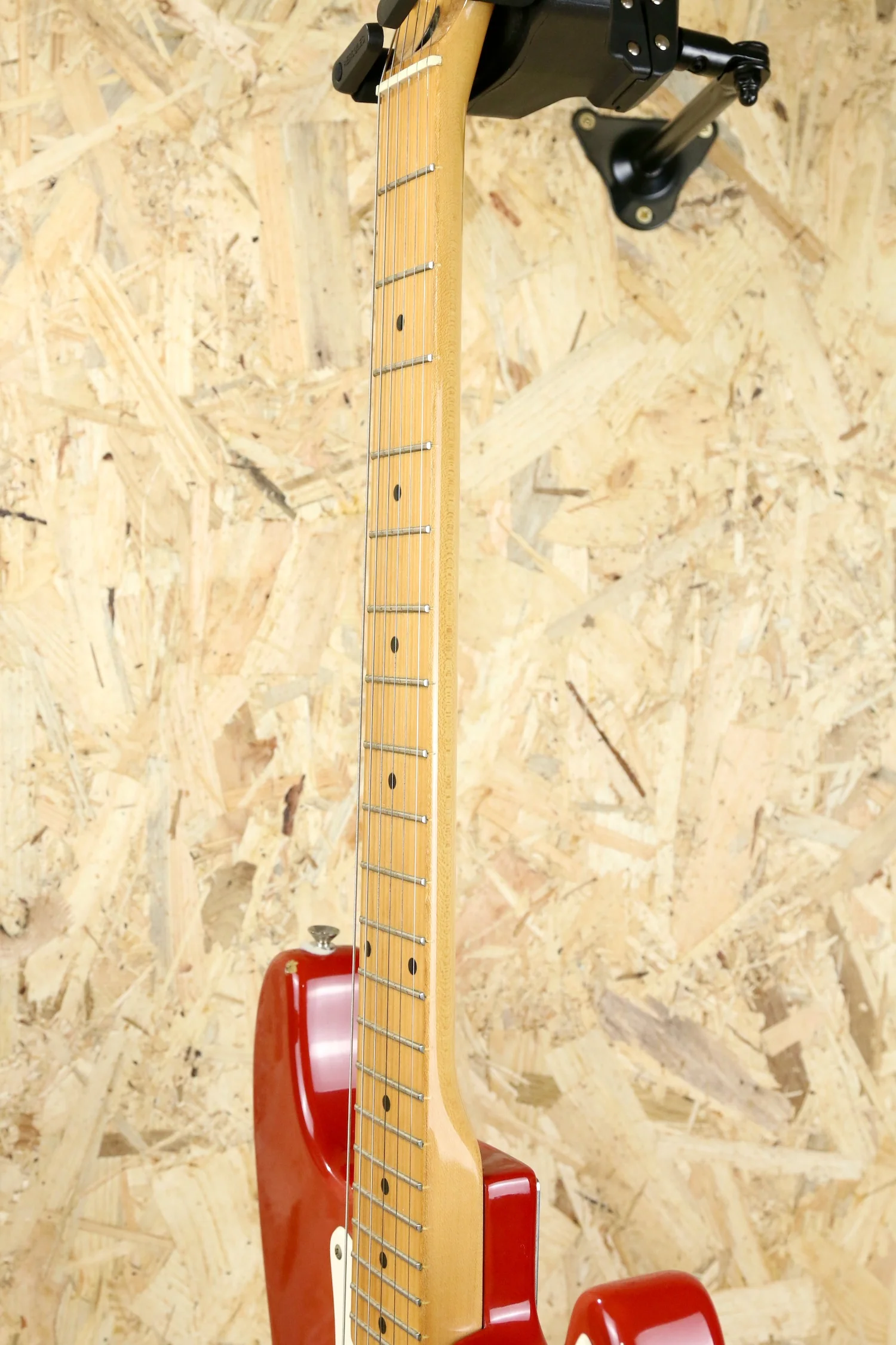 80/90's MIK Squier Stratocaster in Faded Red w/Maple - Pre-Owned - Image 28