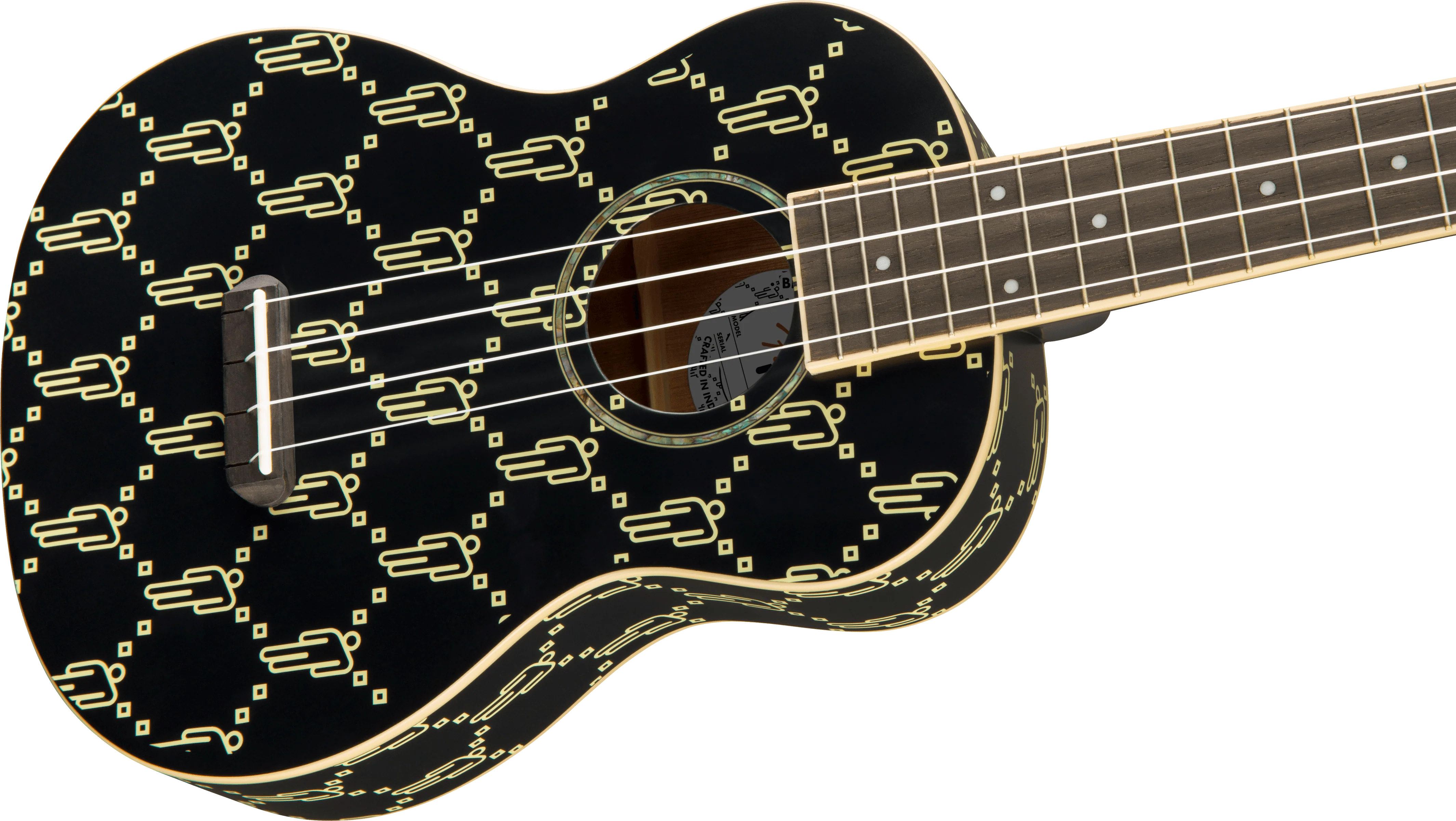 Fender Billie Eilish Signature Ukulele Concert - Blohsh™ Logo - Image 4