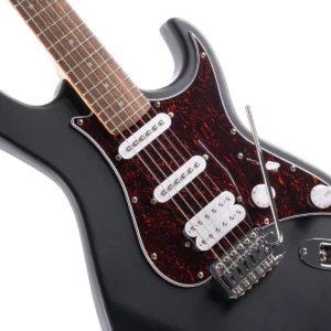 Cort G110-OPBK Open Pore Black Electric Guitar - Image 4