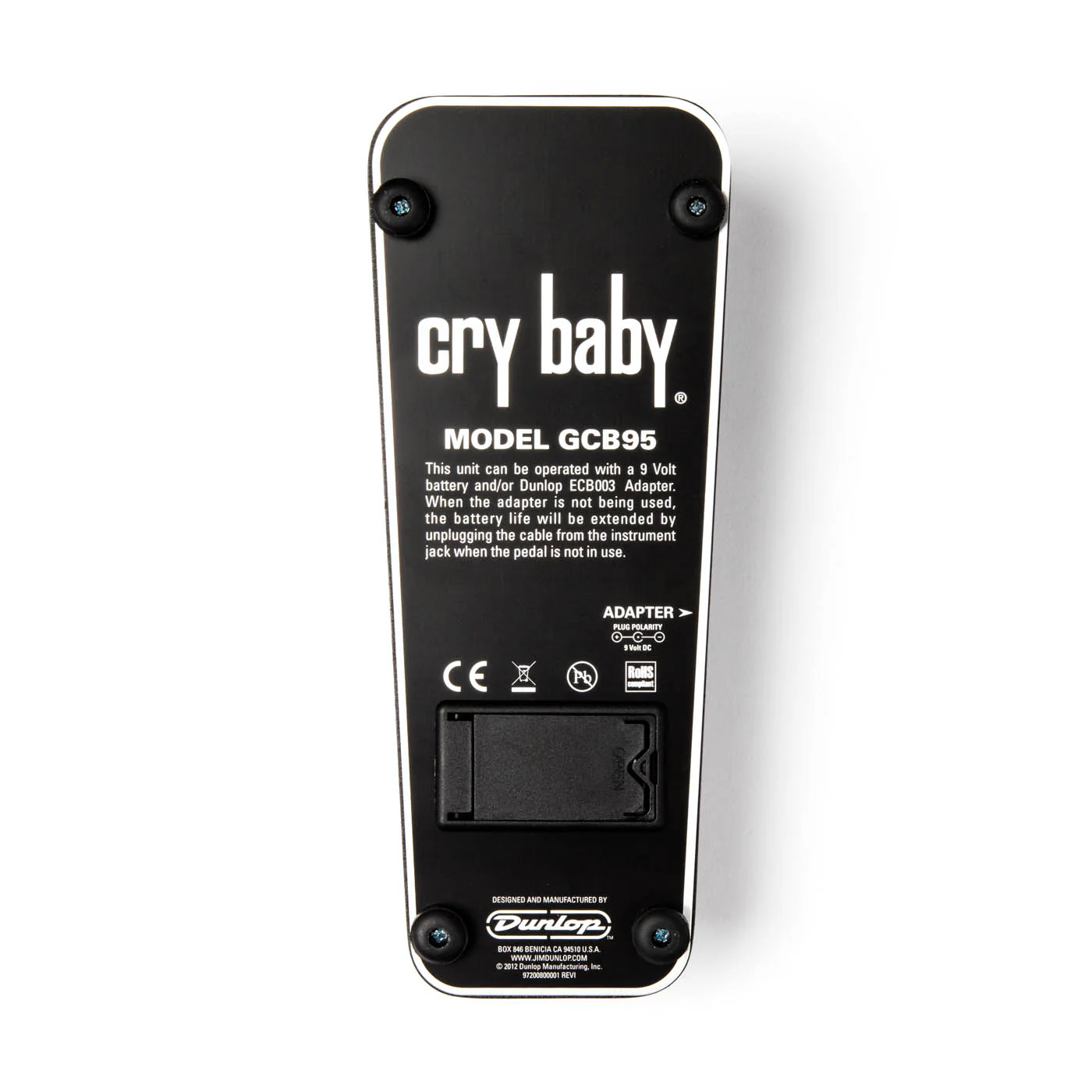 CRY BABY® STANDARD WAH GCB95 Guitar Effect Pedal - Image 5