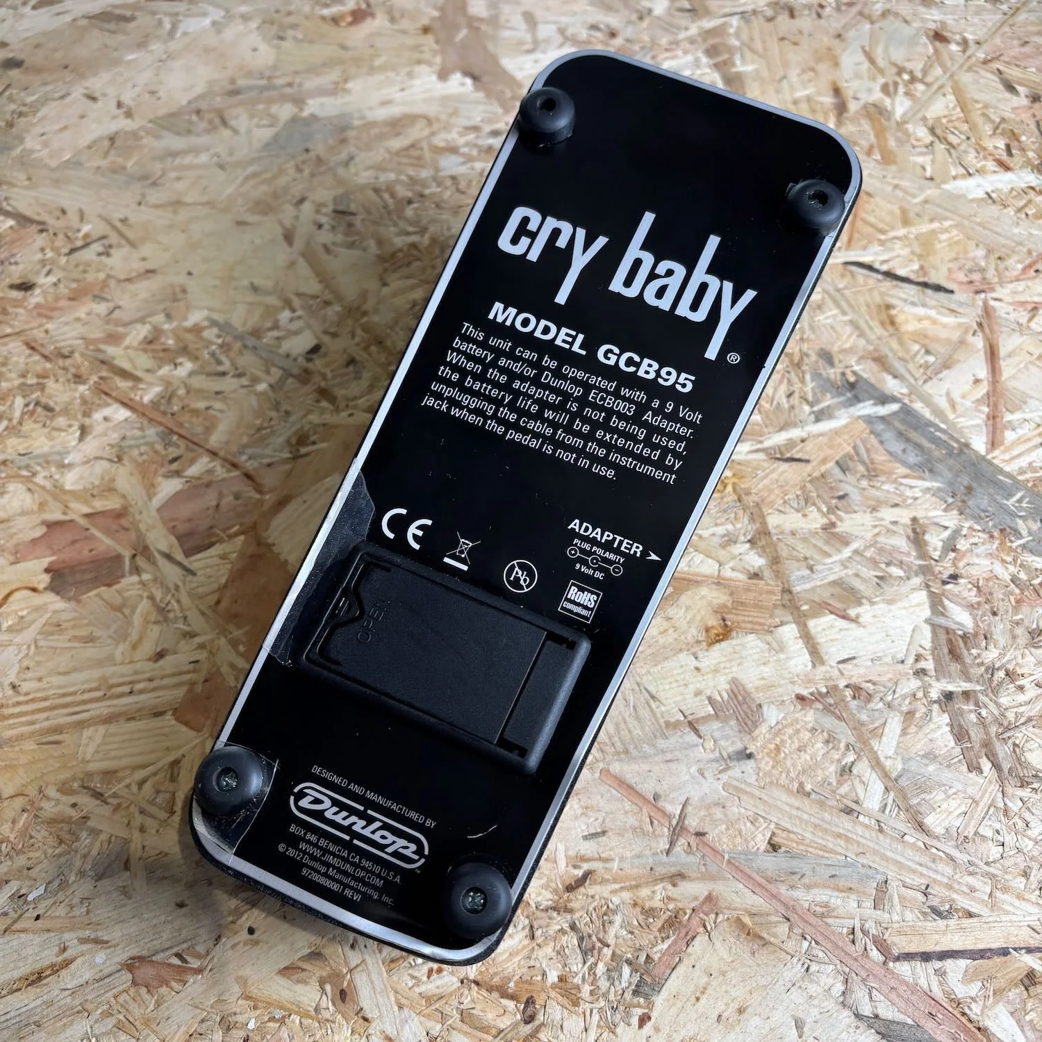 Dunlop Cry Baby Wah GCB95 Effect Pedal - Pre-owned - Image 7