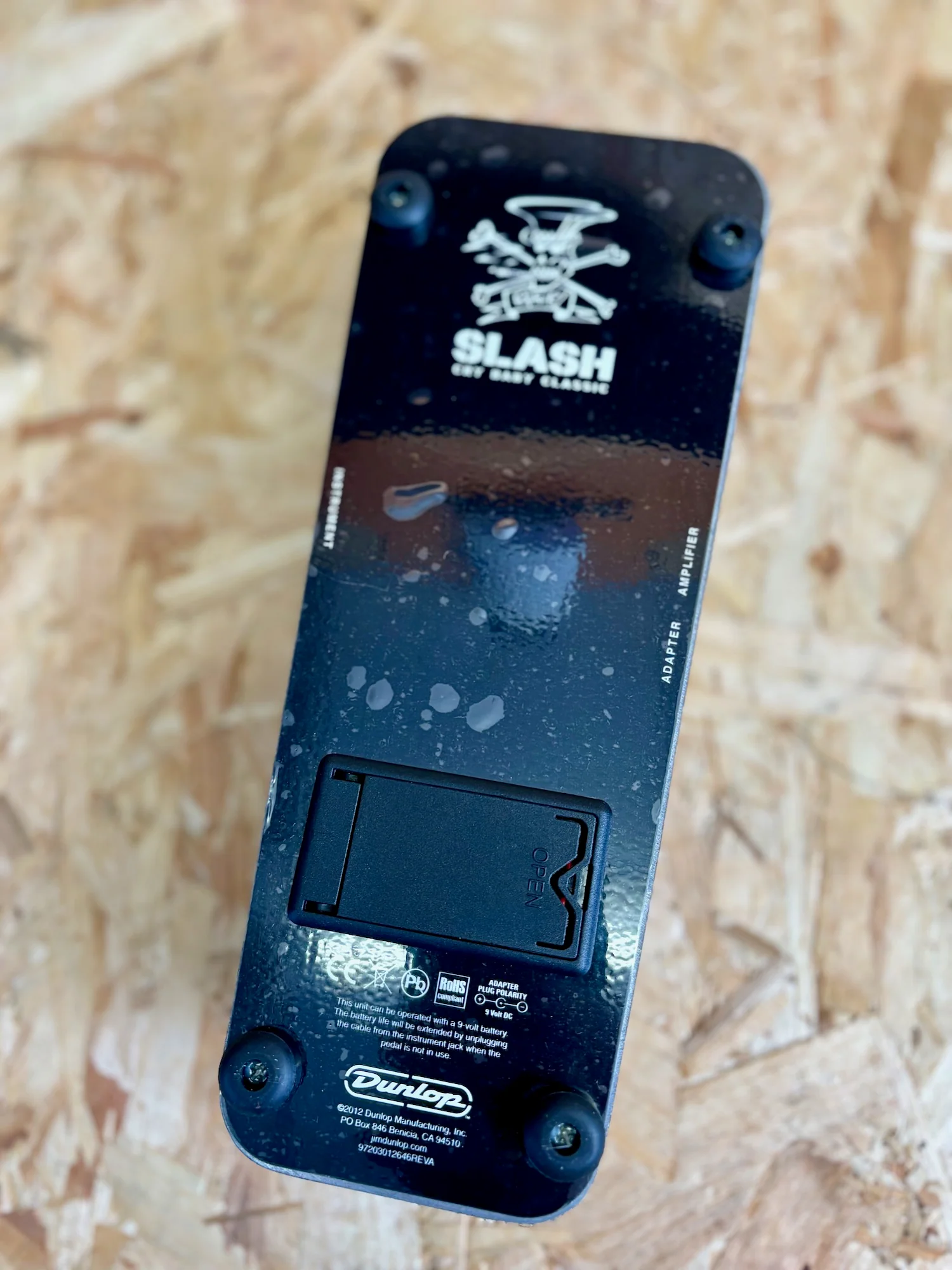 Dunlop SC95 Cry Baby Slash Classic Wah Pedal - Pre-owned - Image 5
