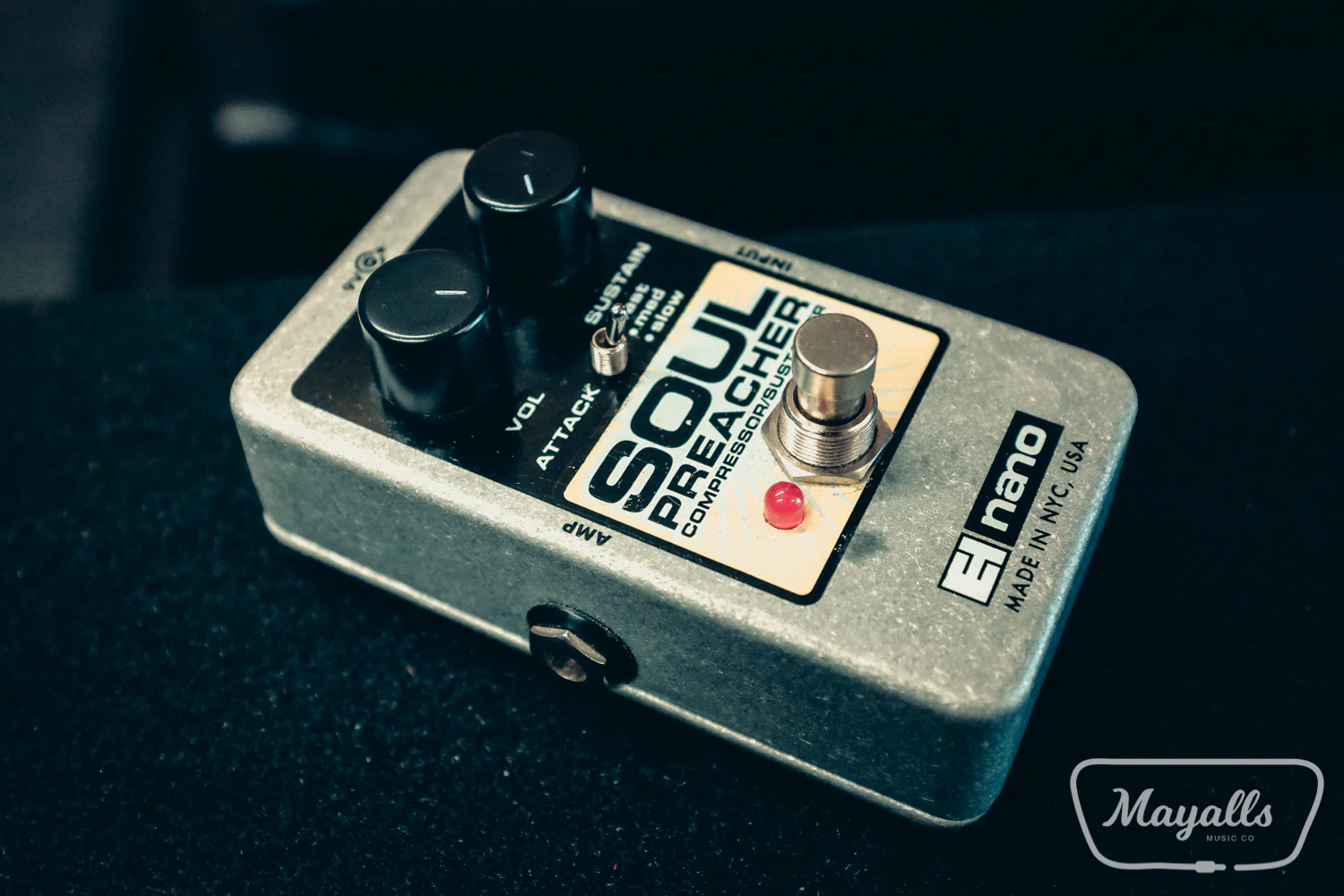 Electro Harmonix Soul Preacher Compressor Sustainer Effect Pedal - Image 6