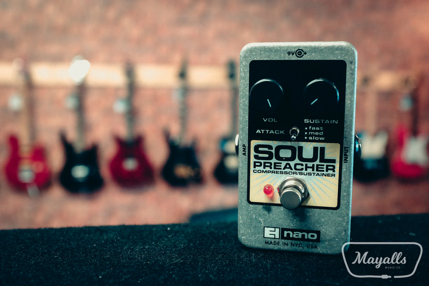 Electro Harmonix Soul Preacher Compressor Sustainer Effect Pedal - Image 8