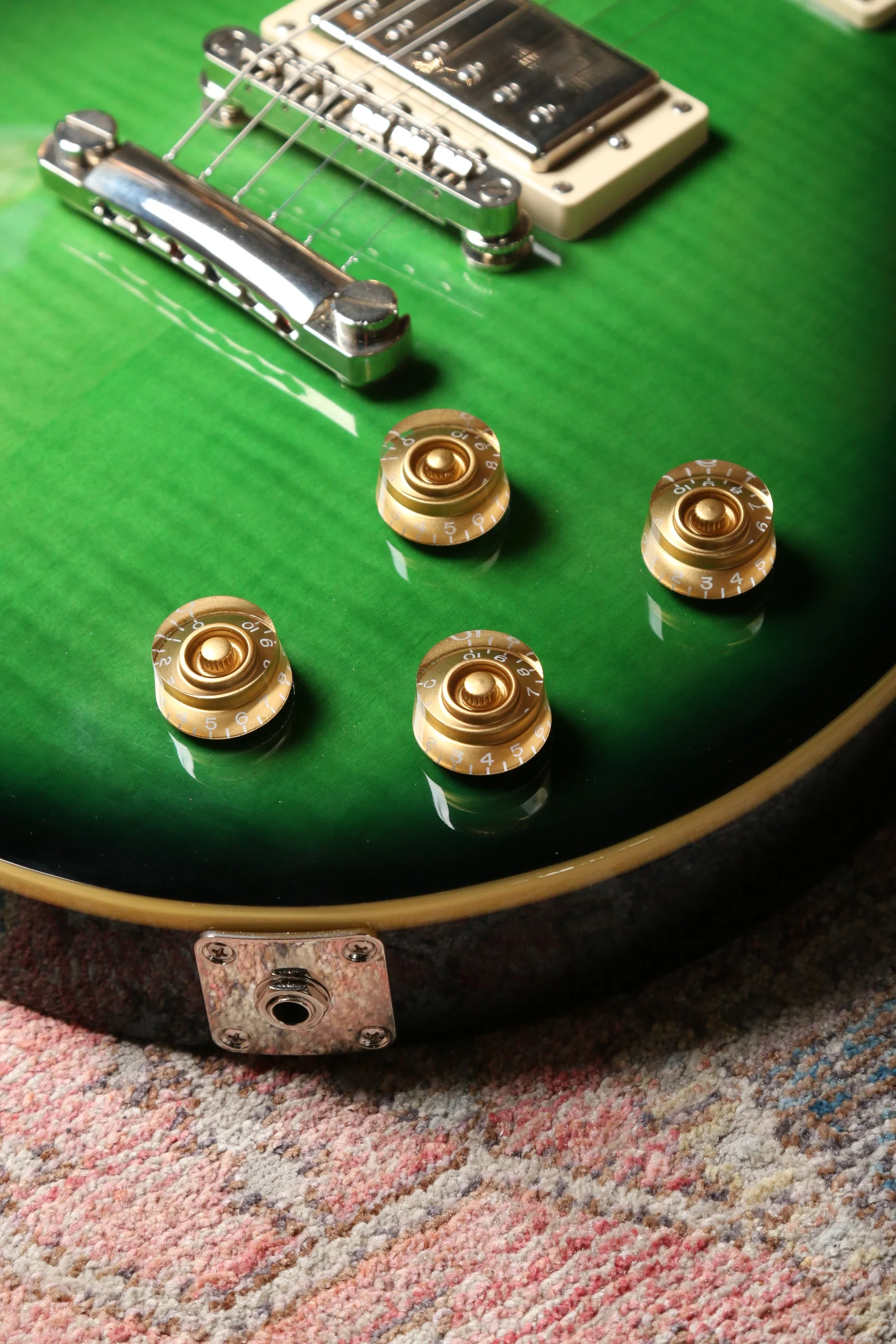 Epiphone DC PRO w/Flame Maple Top, Pro Buckers, Coil Splitting - Wild Ivy - Pre-Owned - Image 9