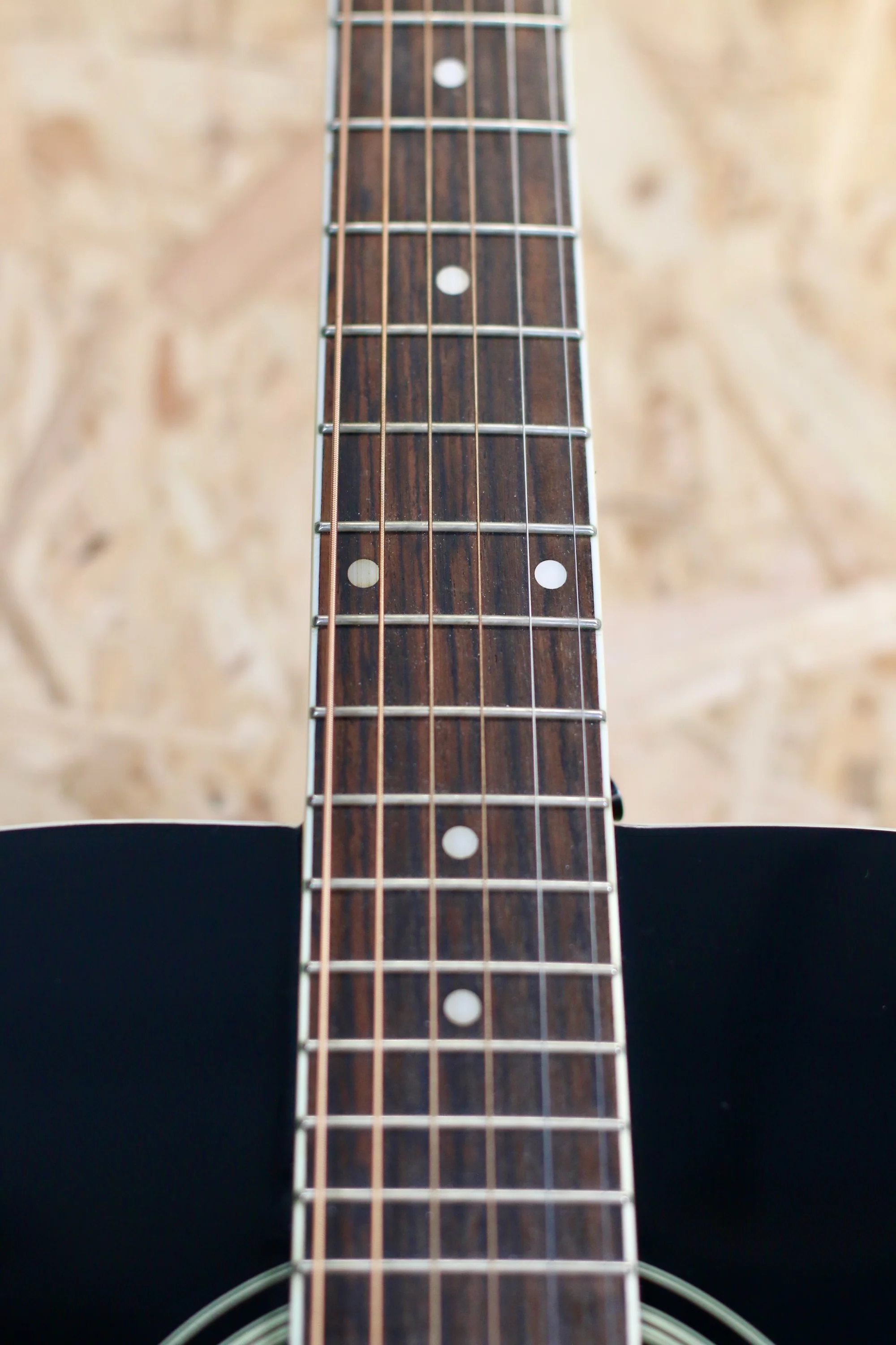 Epiphone DR-100 EB Dreadnought Acoustic in Black - Pre-owned - Image 7