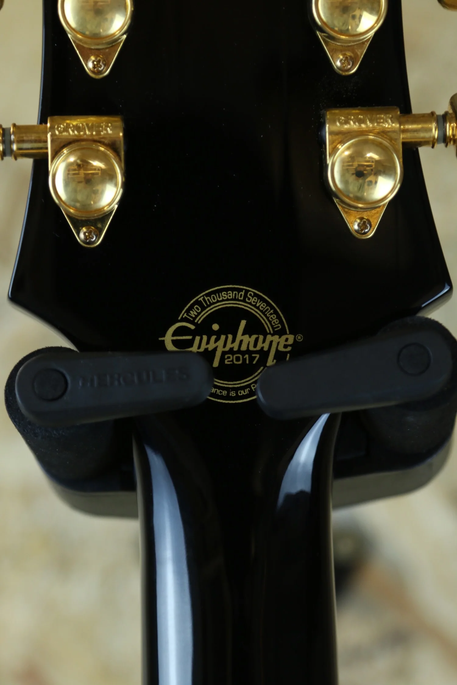 2017 Epiphone Sheraton ll Pro in Ebony - Pre-Owned - Image 20
