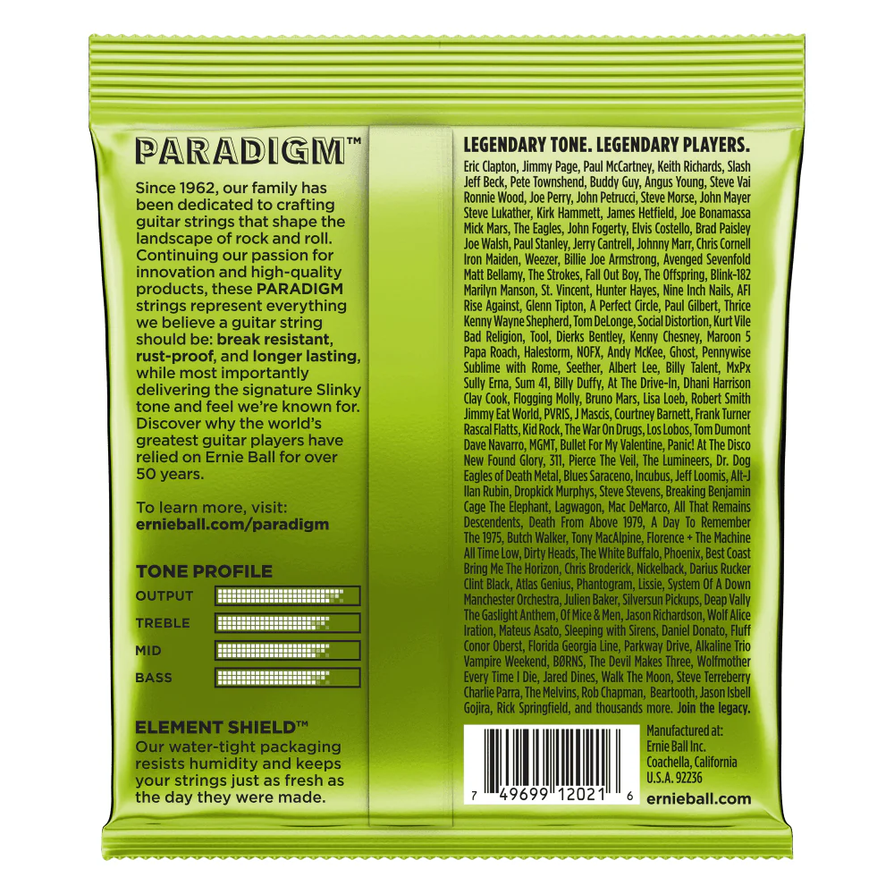 Ernie Ball Paradigm Regular Slinky Electric Guitar Strings 10-46 - Image 2