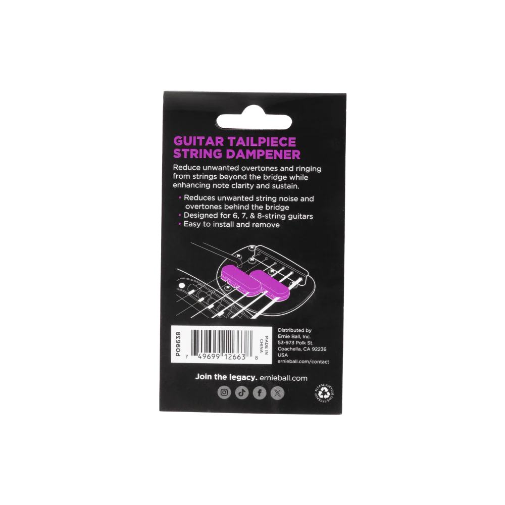 Ernie Ball String Dampener - Guitar Tailpiece - Image 2
