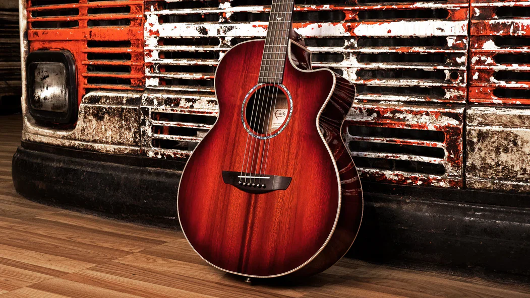 Faith Venus Blood Moon Electro Acoustic Guitar Cutaway Inc/Hardcase - Image 6