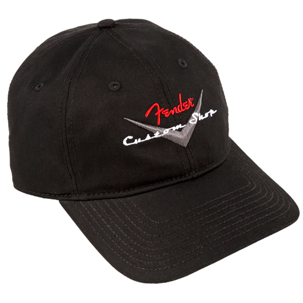 Fender® Custom Shop Baseball Hat, Black, One Size Fits Most - Image 3