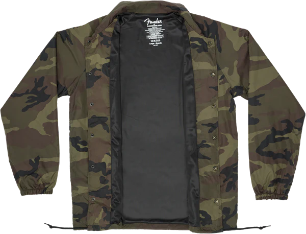 Fender® Logo Camo Coaches Jacket - Image 3