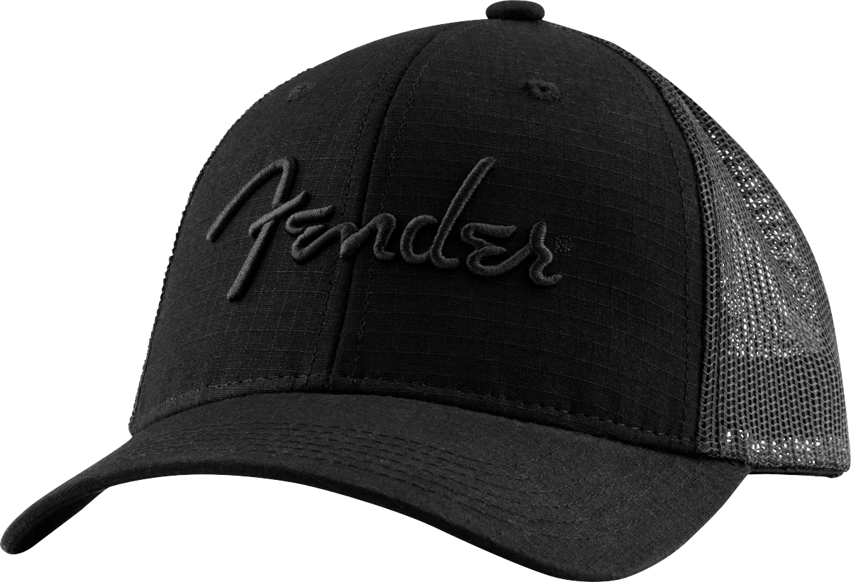 Fender® Snap Back Pick Holder Hat, Black