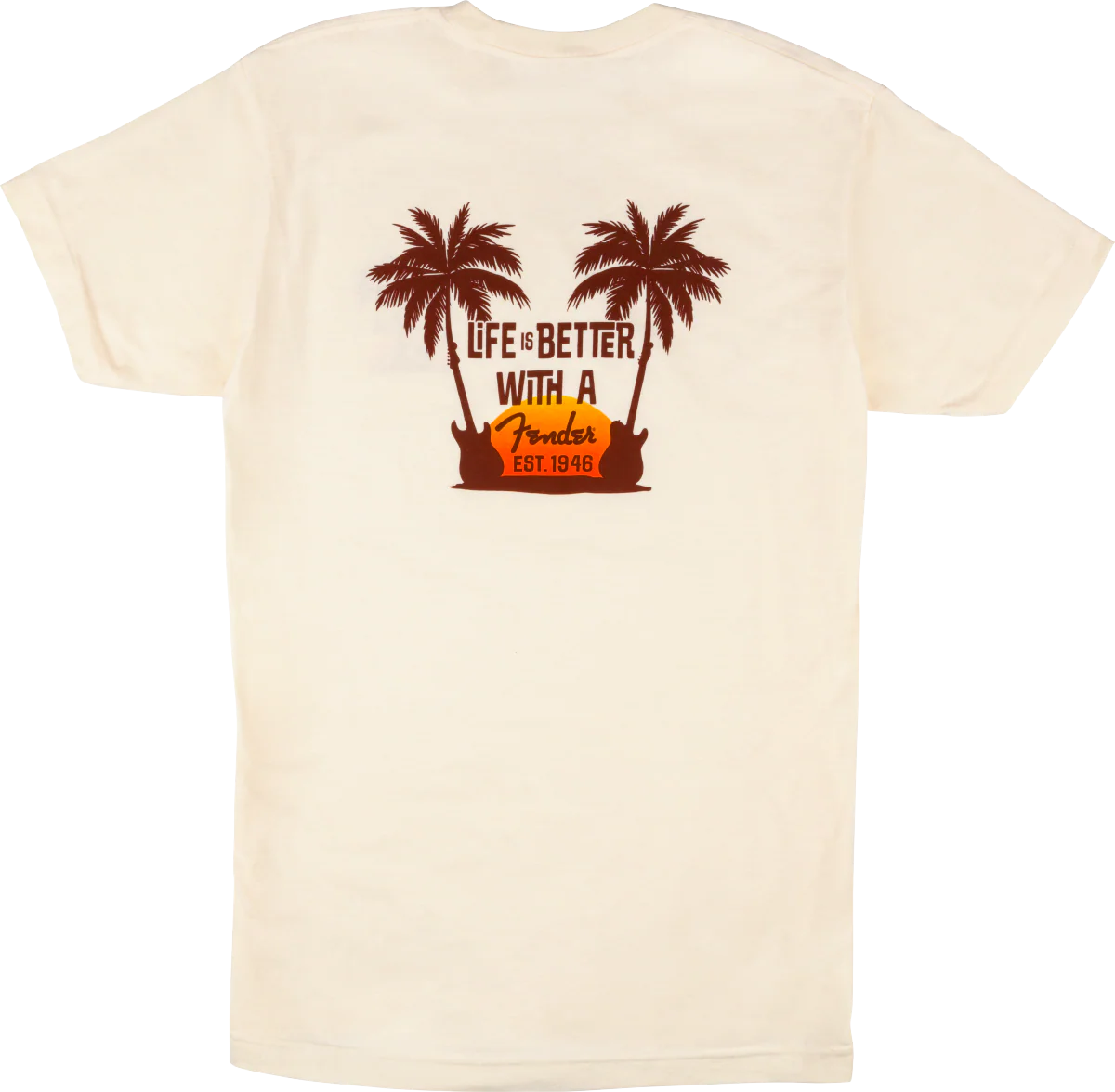 Fender® Twin Palms Unisex T-Shirt - Image 2