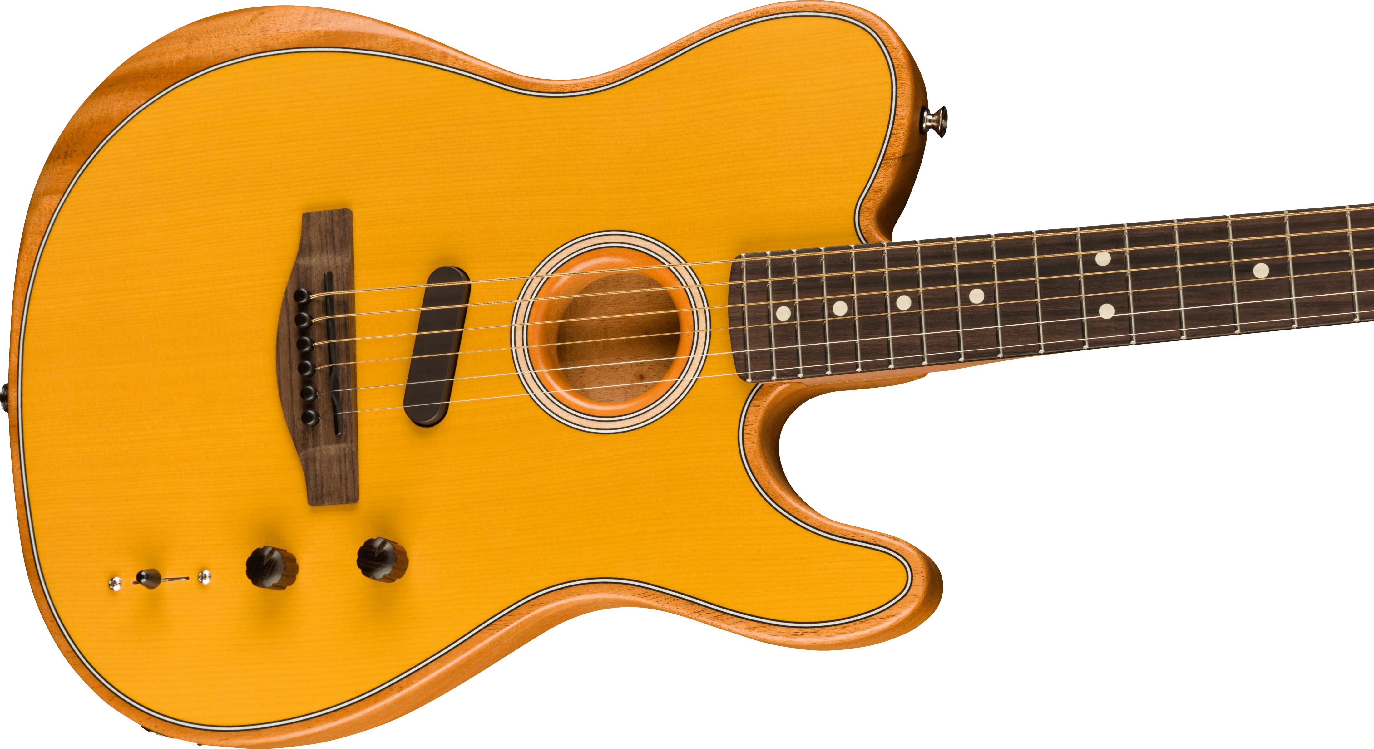 Fender Acoustasonic® Player Telecaster®, Rosewood Fingerboard, Butterscotch Blonde - Image 3