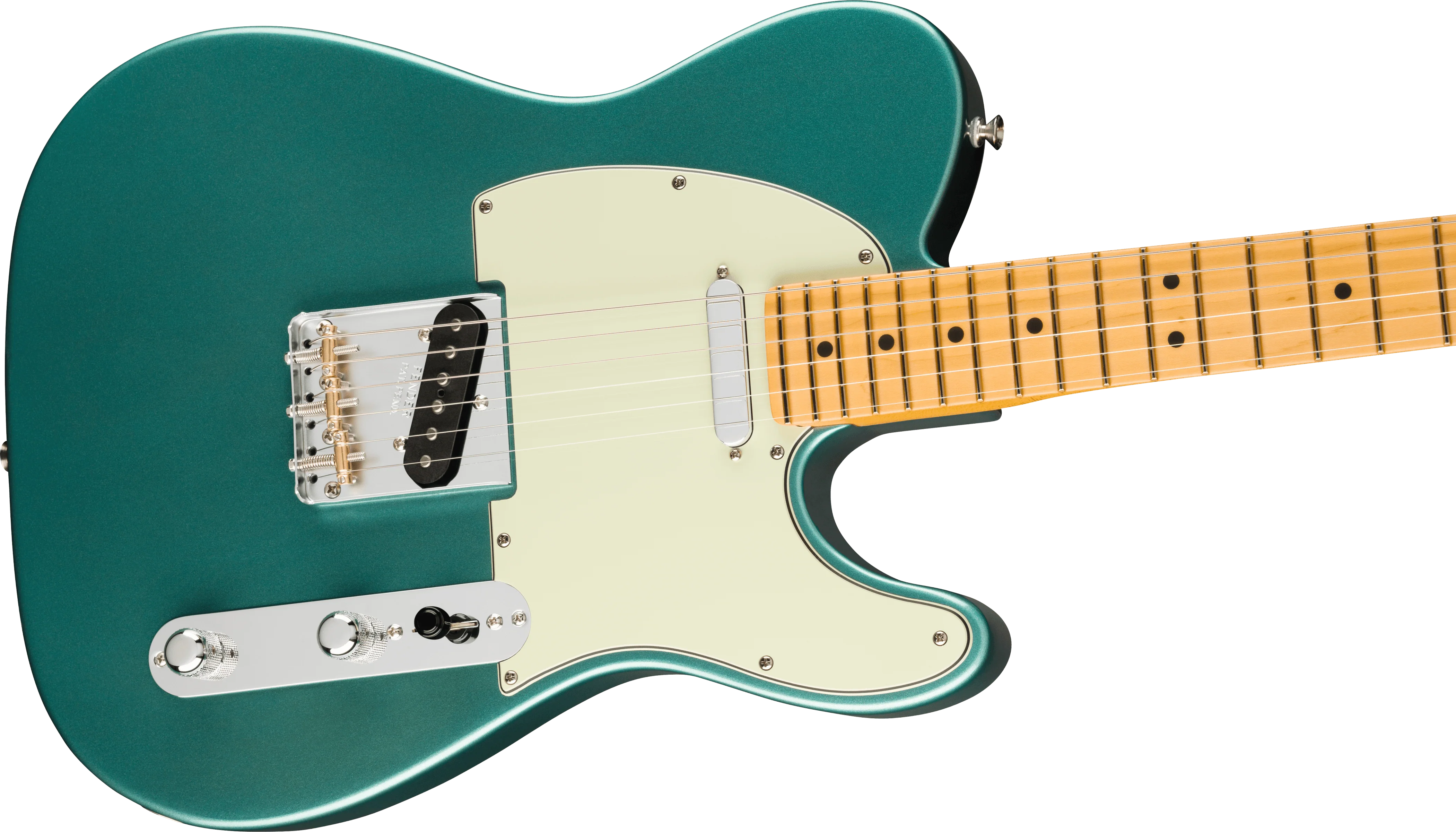Fender American Professional Classic Telecaster®, Maple Fingerboard - Faded Sherwood Green Metallic - Image 5