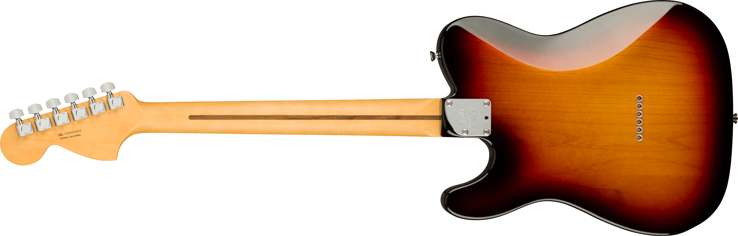 Fender American Professional II Telecaster® Deluxe, Rosewood Fingerboard, 3-Color Sunburst - Image 4