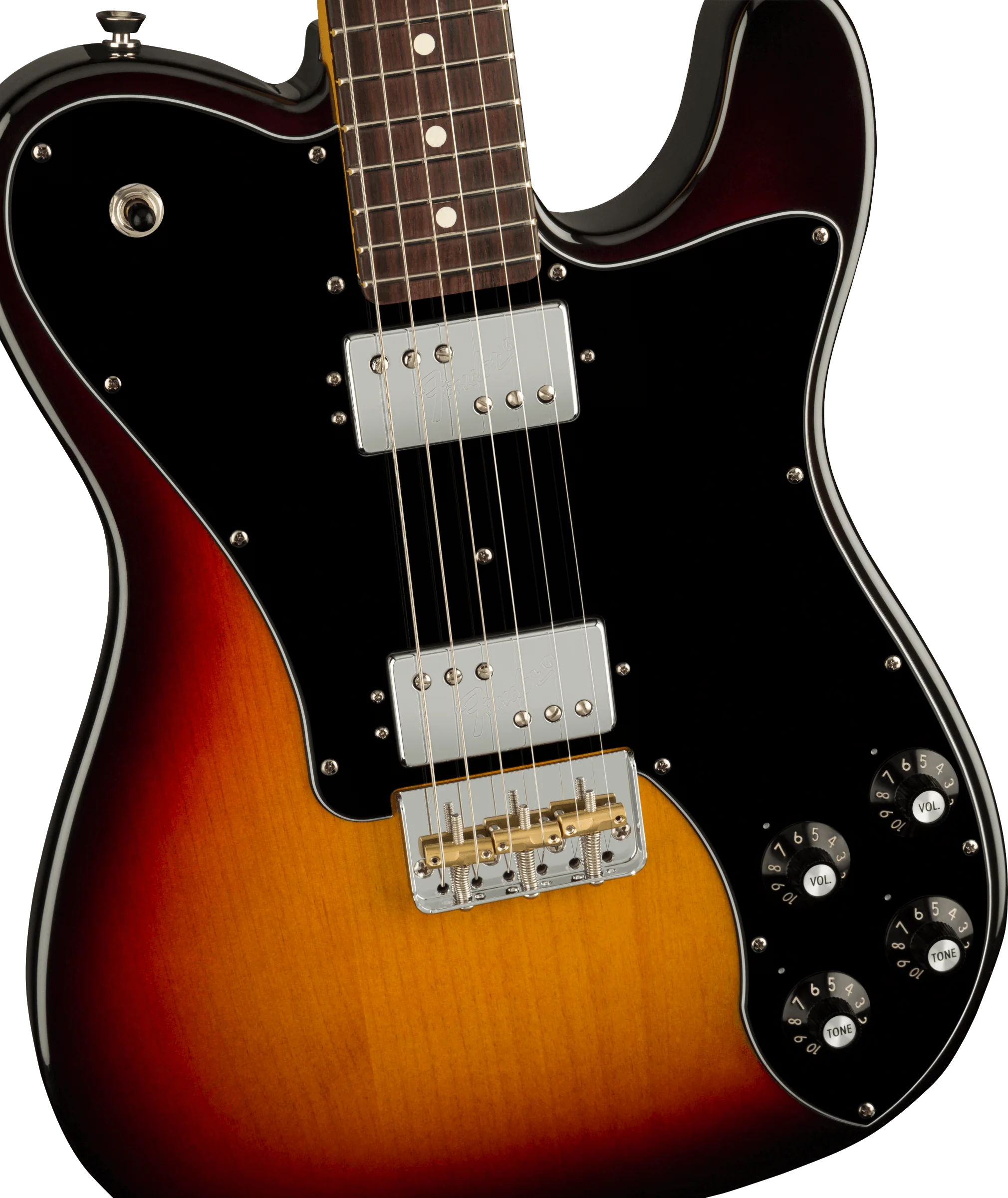 Fender American Professional II Telecaster® Deluxe, Rosewood Fingerboard, 3-Color Sunburst - Image 5
