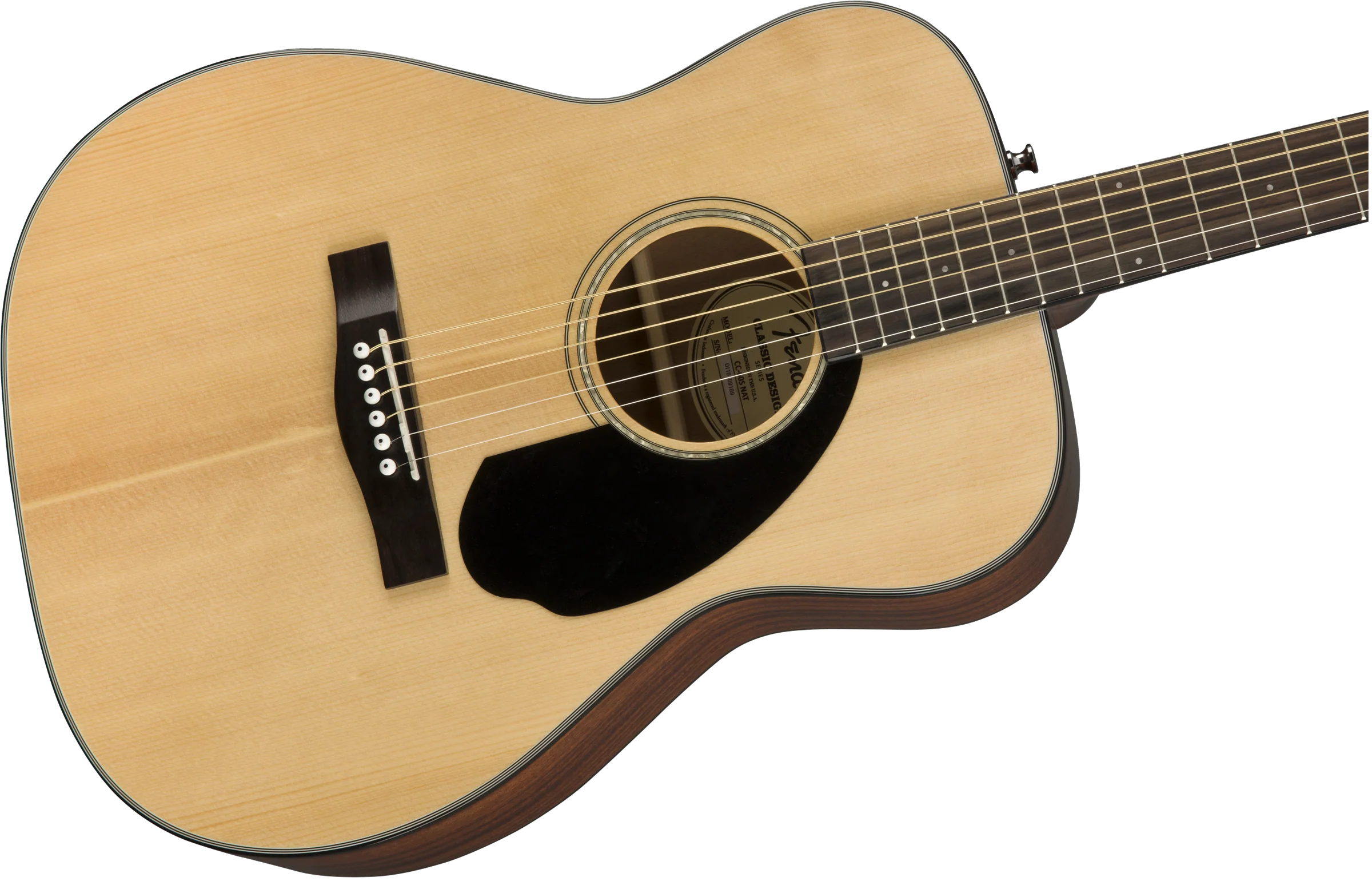 Fender CC-60S Concert, Walnut Fingerboard, Natural - Image 4