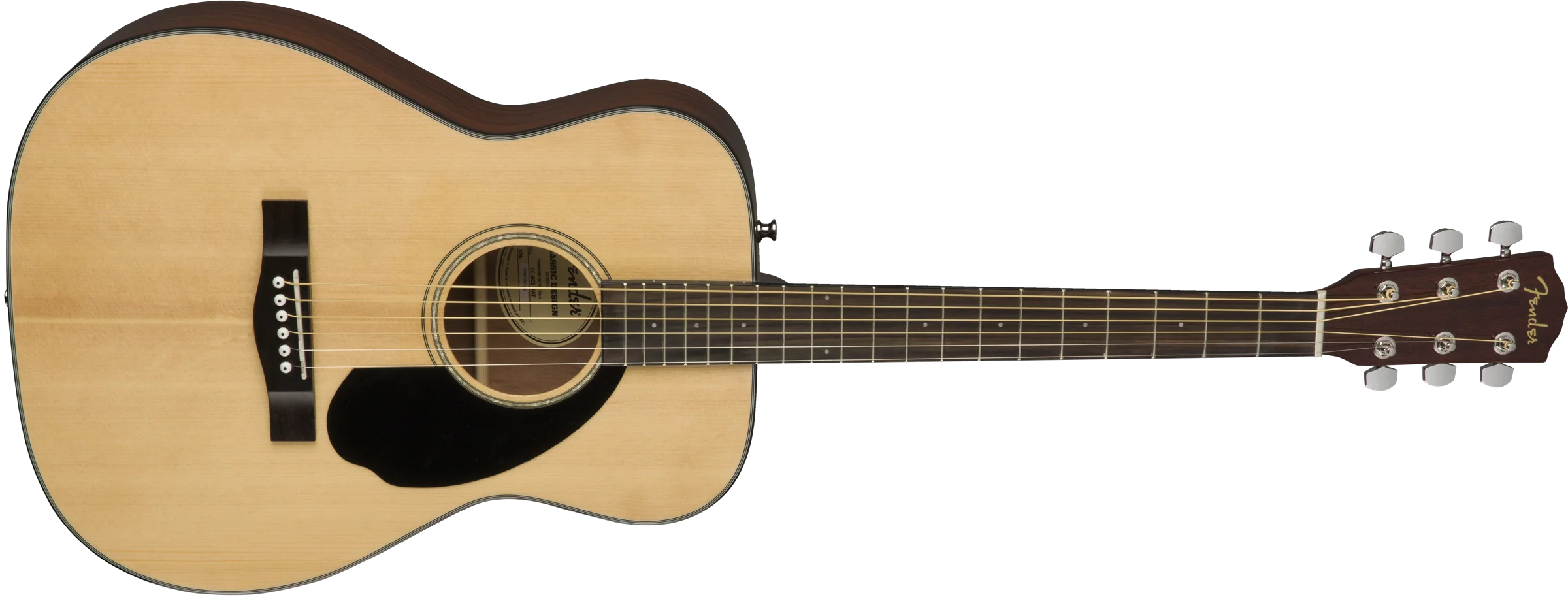 Fender CC-60S Concert, Walnut Fingerboard, Natural - Image 6