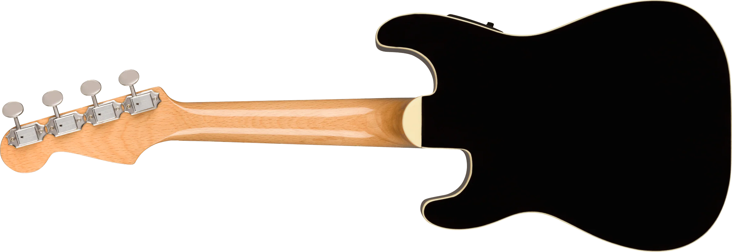 Fender Fullerton Strat® Concert Ukulele - Black - Image 3