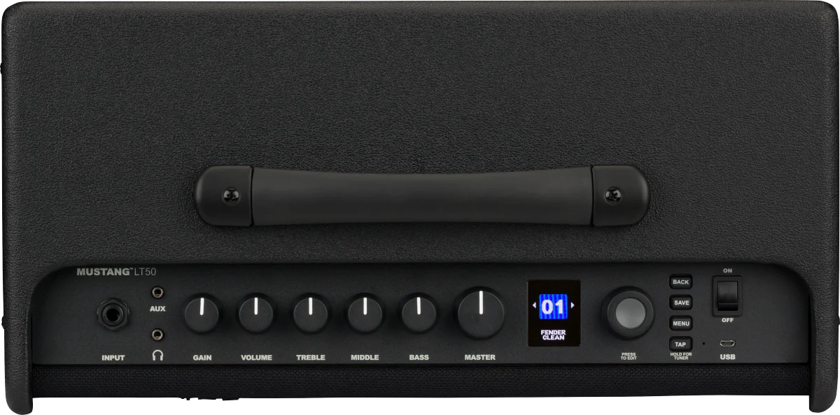 Fender Mustang™ LT50, 230V UK Electric Modelling with Effects Guitar Combo Amp - Image 3