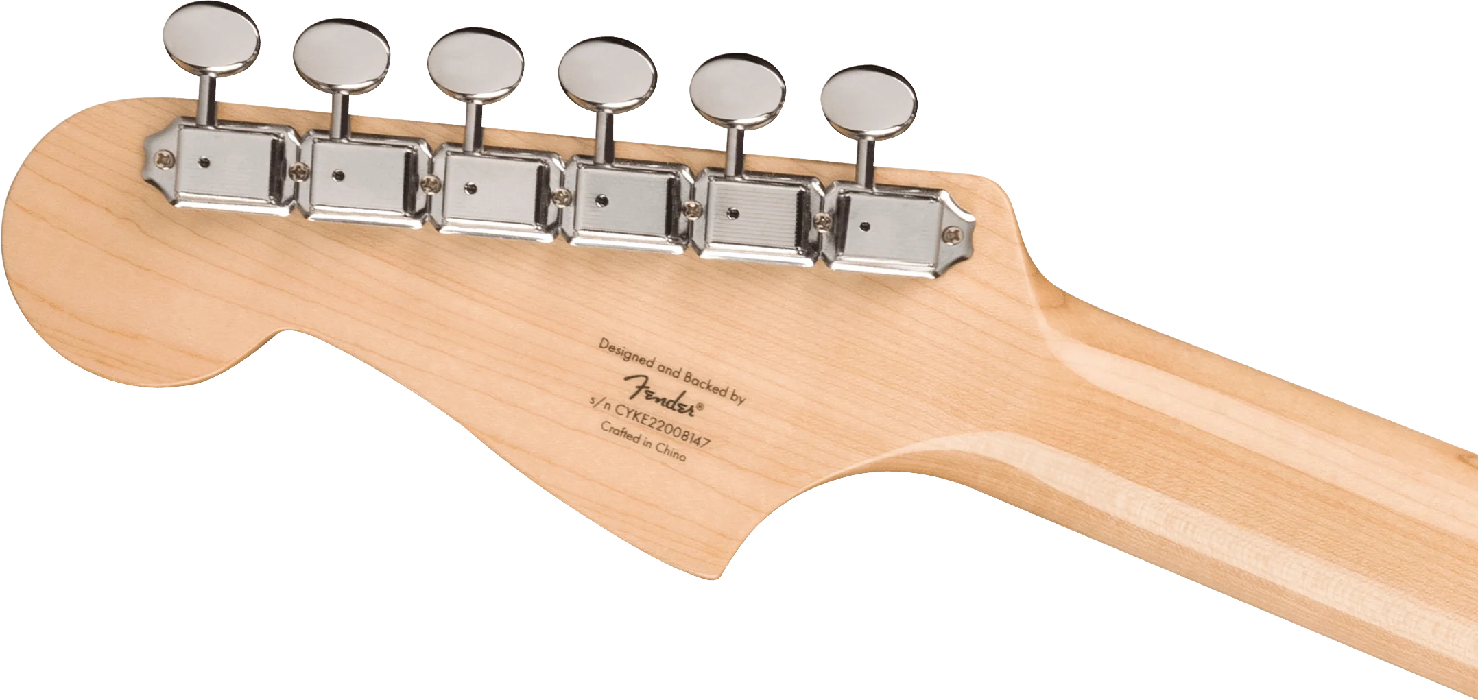 Fender Squier Paranormal Strat-O-Sonic, Laurel Fingerboard, Black Pickguard, Crimson Red Transparent - Image 6