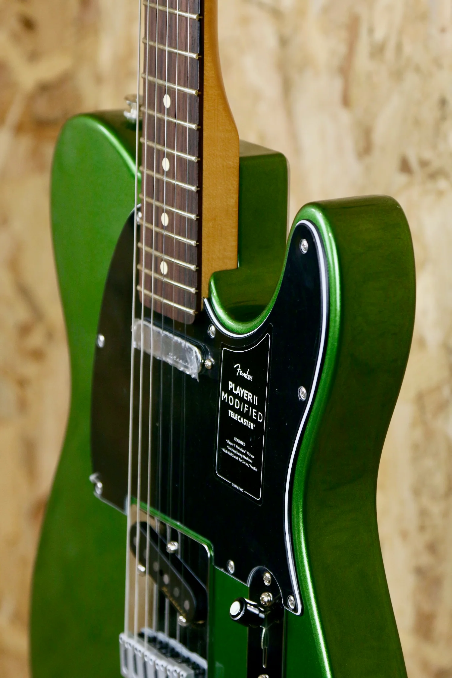 B-Stock - Fender Player II Modified Telecaster®, Rosewood Fingerboard, Harvest Green Metallic w/Fender Gigbag - Image 4