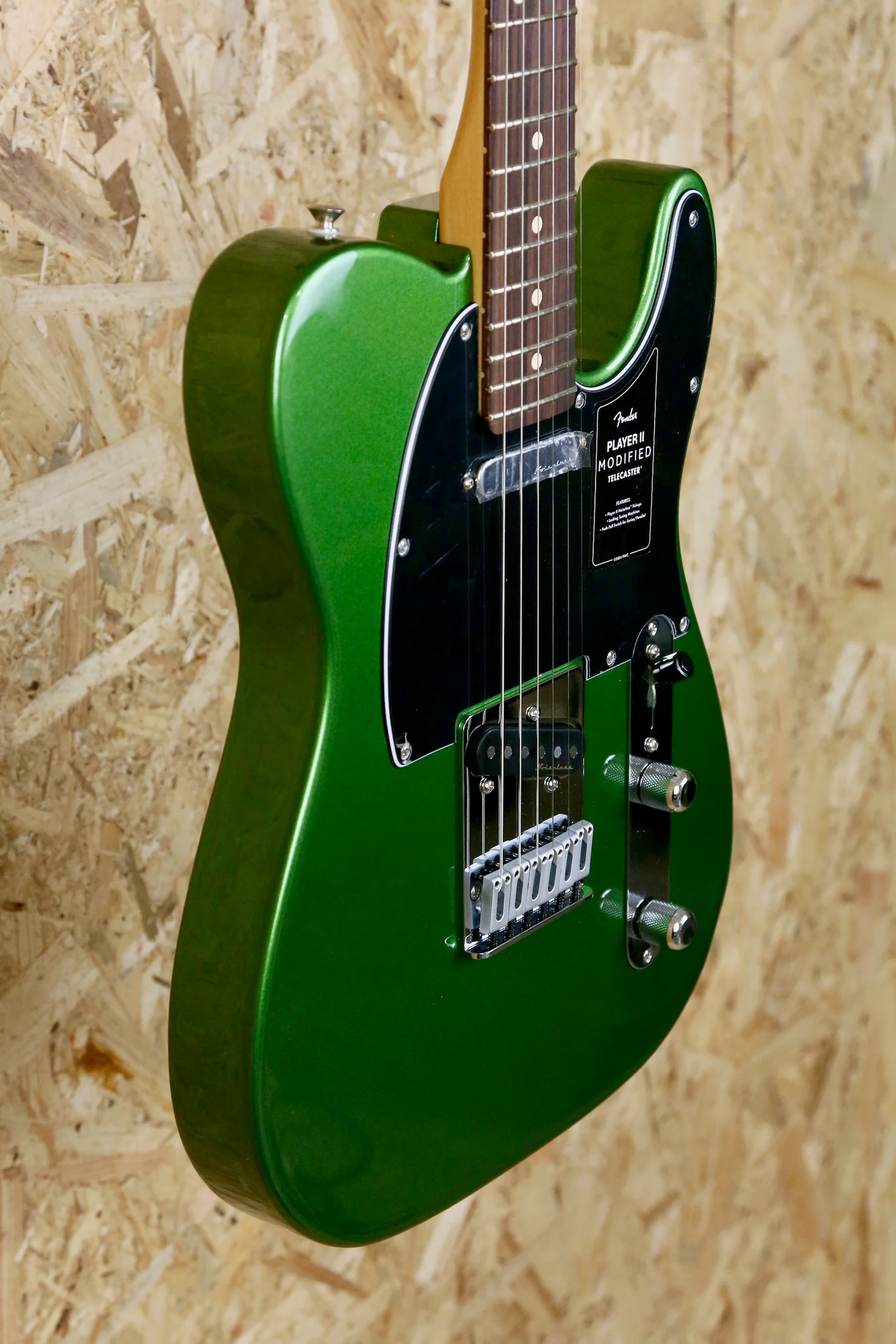 B-Stock - Fender Player II Modified Telecaster®, Rosewood Fingerboard, Harvest Green Metallic w/Fender Gigbag - Image 7