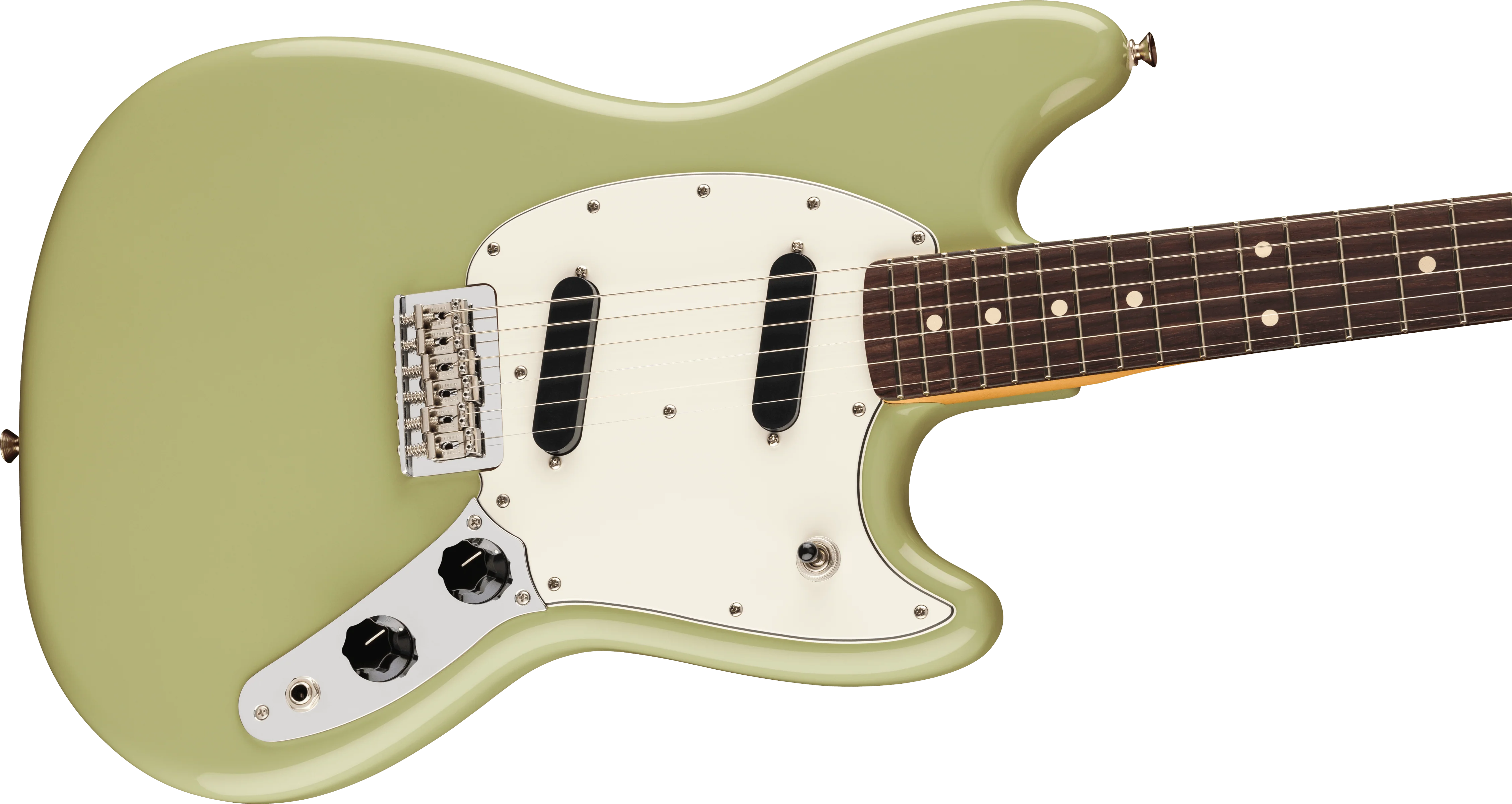 Fender Player II Mustang®, Rosewood Fingerboard, Birch Green - Image 4